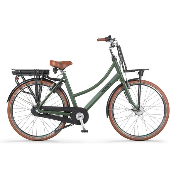 Tomos EB 15 - Elektrsiche Fiets - Mat Legergroen - 55 cm - AE-trading