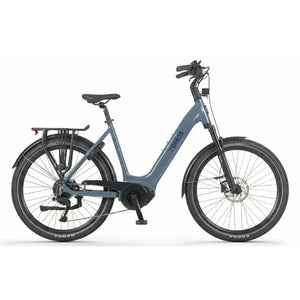 Tomos EB 17 Elektrische Fiets - Blauwgrijs glanzend - 50 cm - Middenmotor - AE-trading