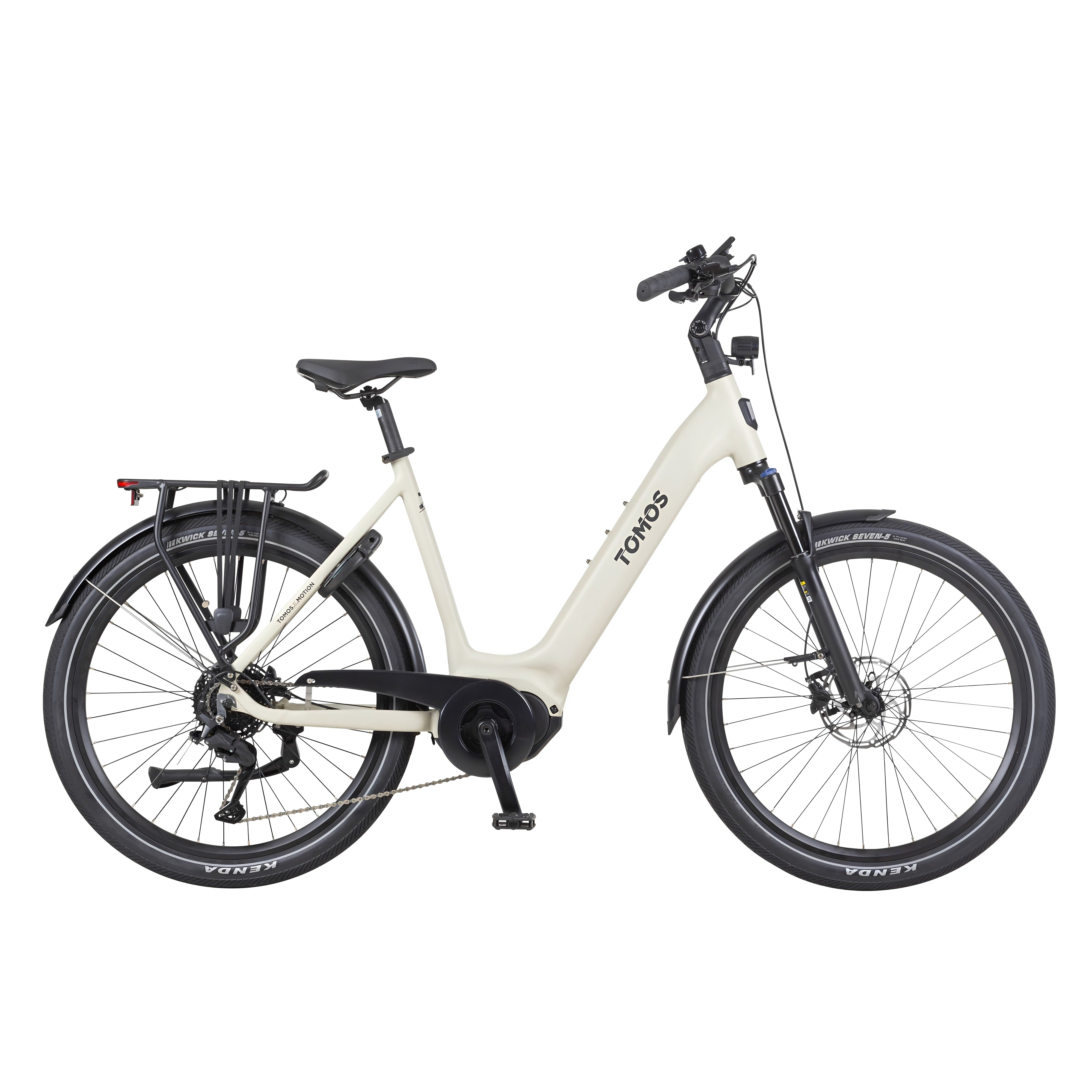 Tomos EB 17 Elektrische Fiets- Mat Kiezelgrijs - 55 cm - Middenmotor - AE-trading