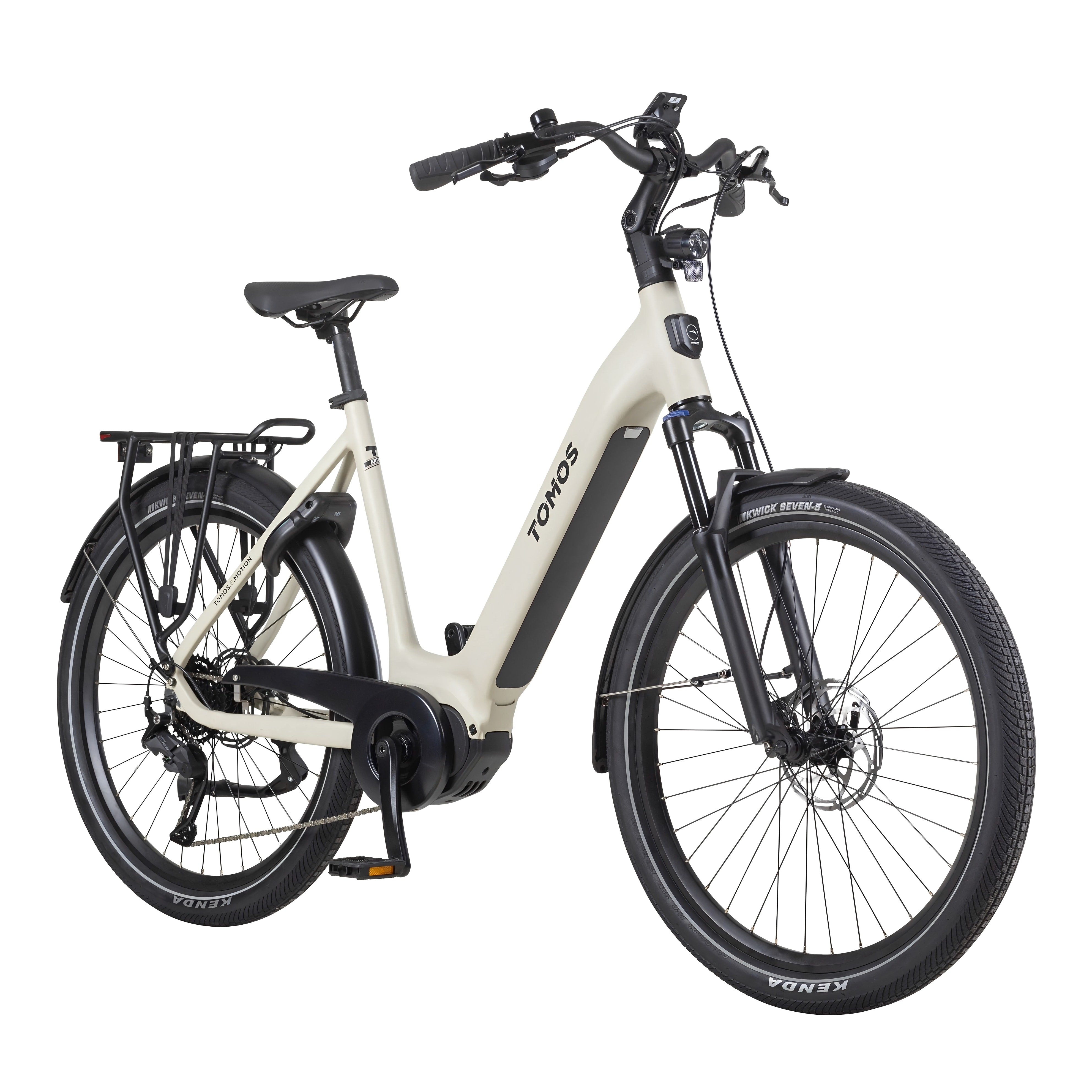 Tomos EB 17 Elektrische Fiets- Mat Kiezelgrijs - 55 cm - Middenmotor - AE-trading