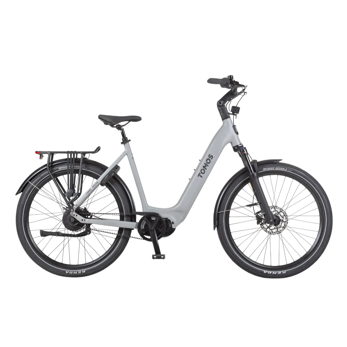 Tomos EB 22 Elektrische Fiets - Pastel Mat Grijs - 50 cm - Middenmotor - AE-trading