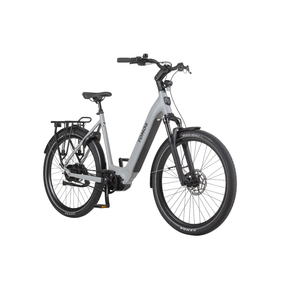Tomos EB 22 Elektrische Fiets - Pastel Mat Grijs - 50 cm - Middenmotor - AE-trading
