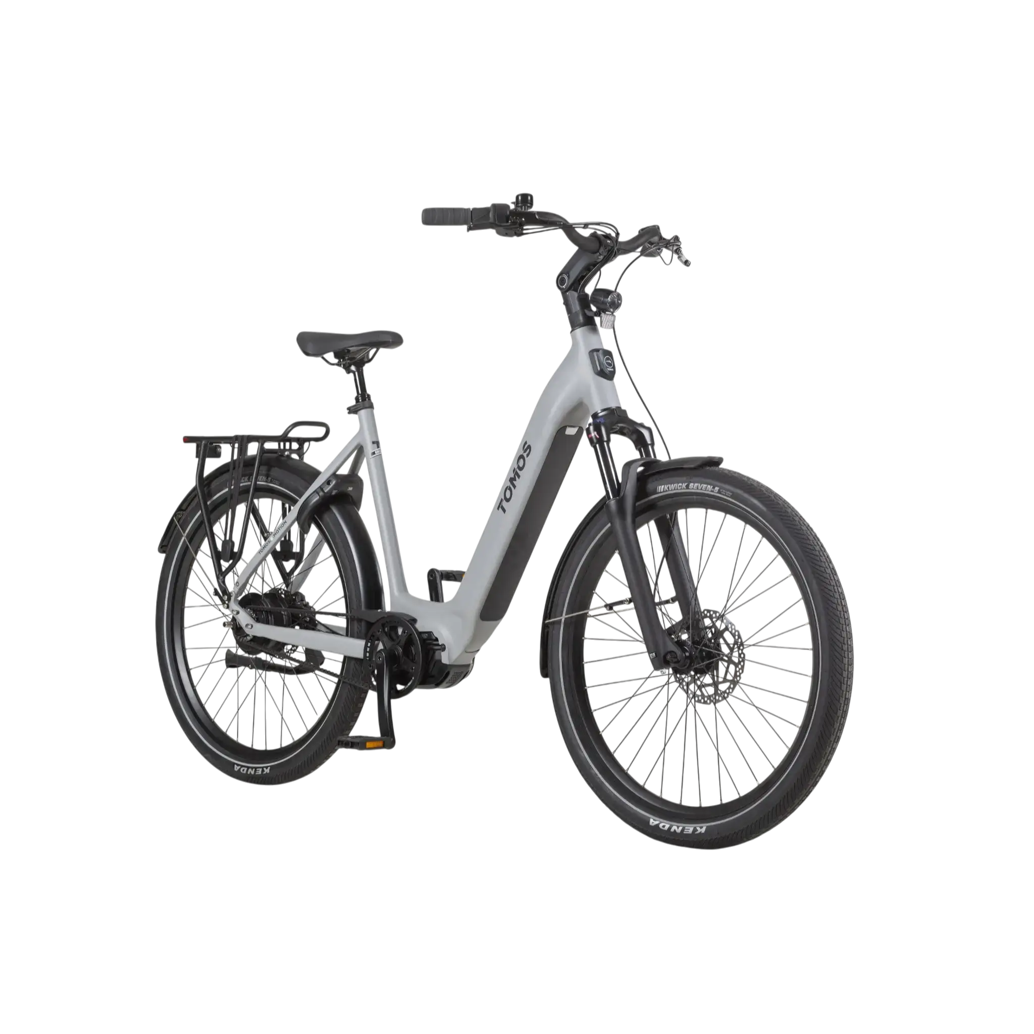 Tomos EB 22 Elektrische Fiets - Pastel Mat Grijs - 50 cm - Middenmotor - AE-trading