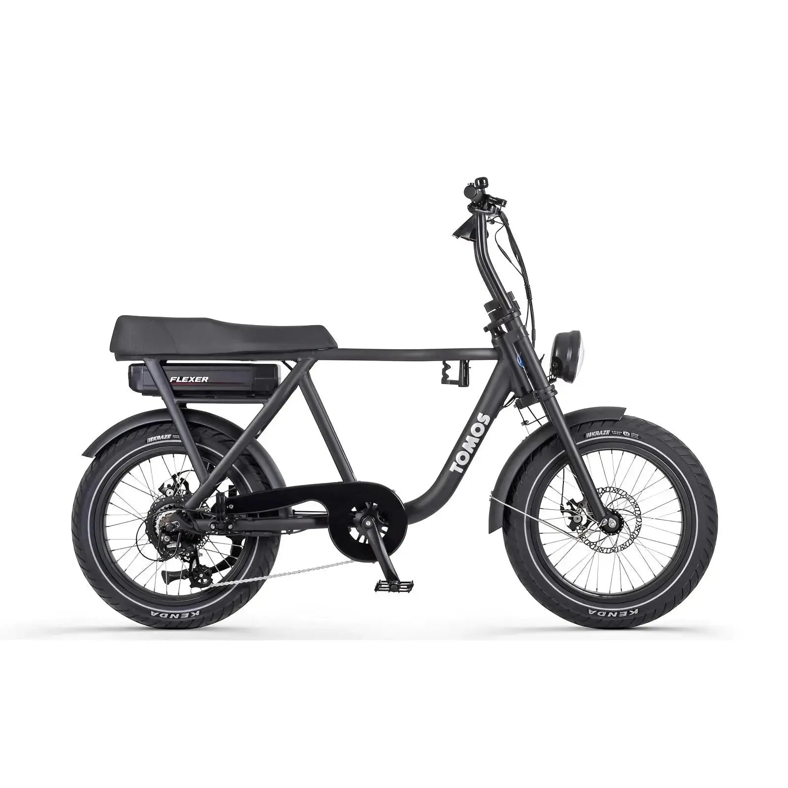 Tomos Flexer Fatbike – Mat Zwart – Hoge Instap - AE-trading