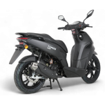 Tomos GS 02 – Black Matt – Euro 5+ Benzinescooter – 49cc – 1,9 kW – CVT – LED-verlichting – 16/14 inch wielen - AE-trading