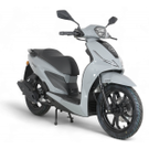 Tomos GS 02 – Grijs – Euro 5+ Benzinescooter – 49cc – 1,9 kW – CVT – LED-verlichting – 16/14 inch wielen - AE-trading