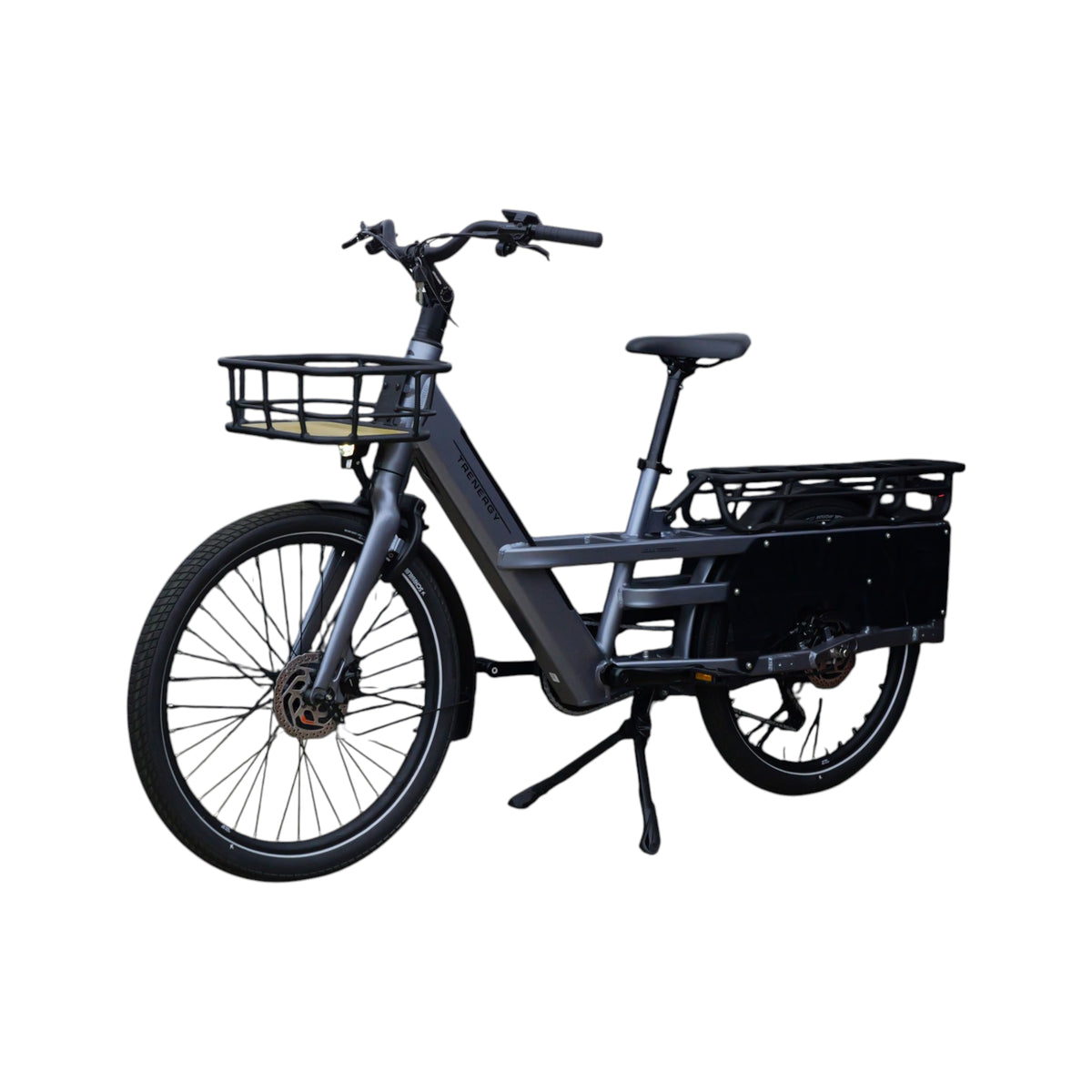 Trenergy Longtail LT S8 Elektrische Fiets - Elektrische Longtail - Donker IJzig Grijs - AE-trading