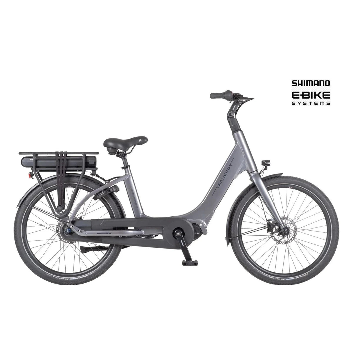 Trenergy Madeira MM EP5 N8 Elektrische Fiets - Dark Grey - Dames 40cm - 540Wh - AE-trading