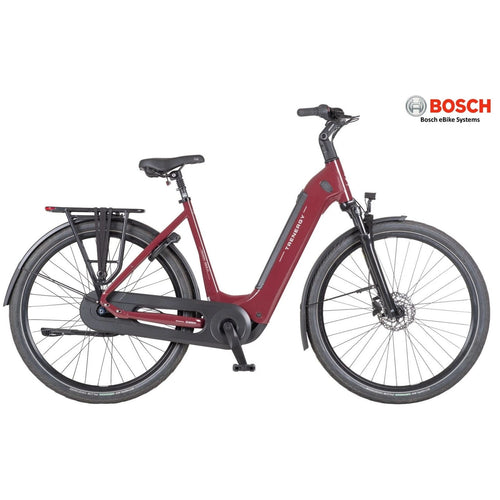 Trenergy Move N5 - Elektrische Fiets - Bordeaux - Lage Instap 50 cm - 800Wh - AE-trading
