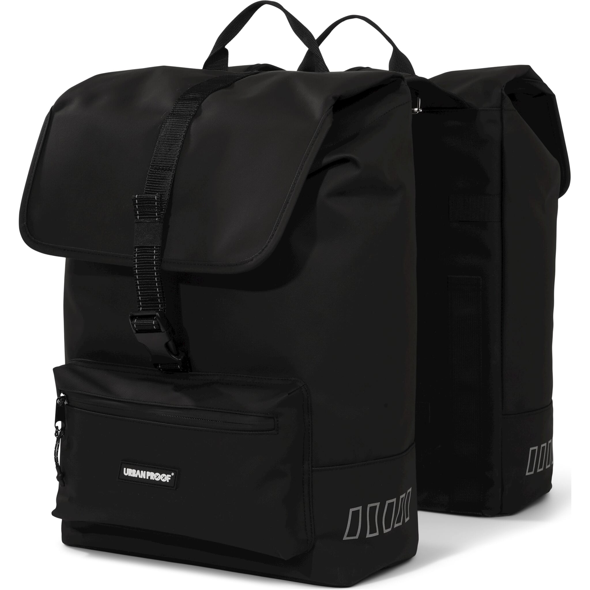 Urban Proof double cargo bag 38L recycled zwart AE-trading