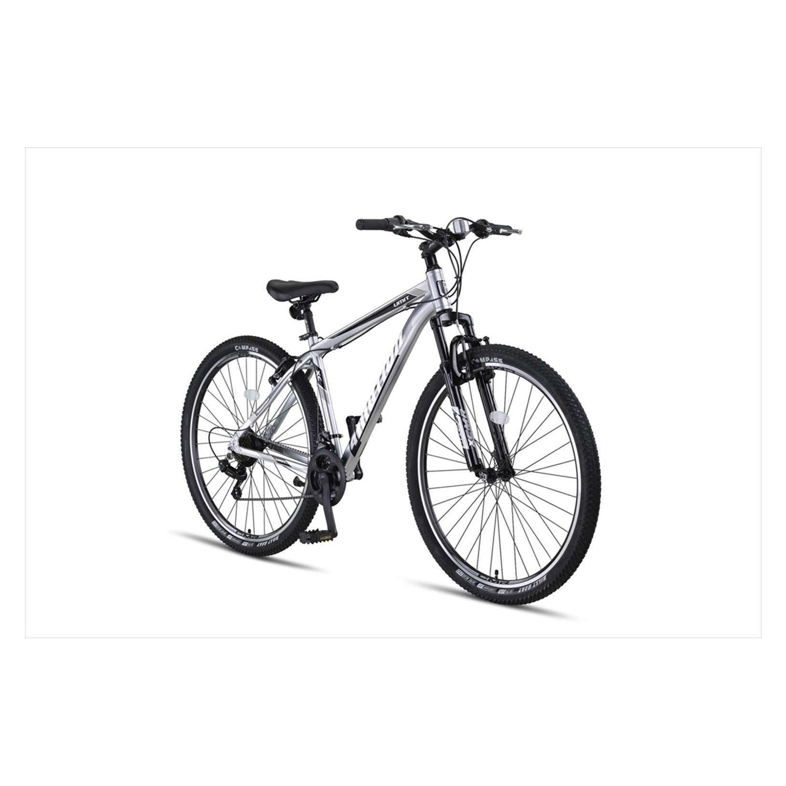 Umit 4 motion 27.5 inch V-Brakes - Chroom-Zwart - Jongensfiets - AE-trading