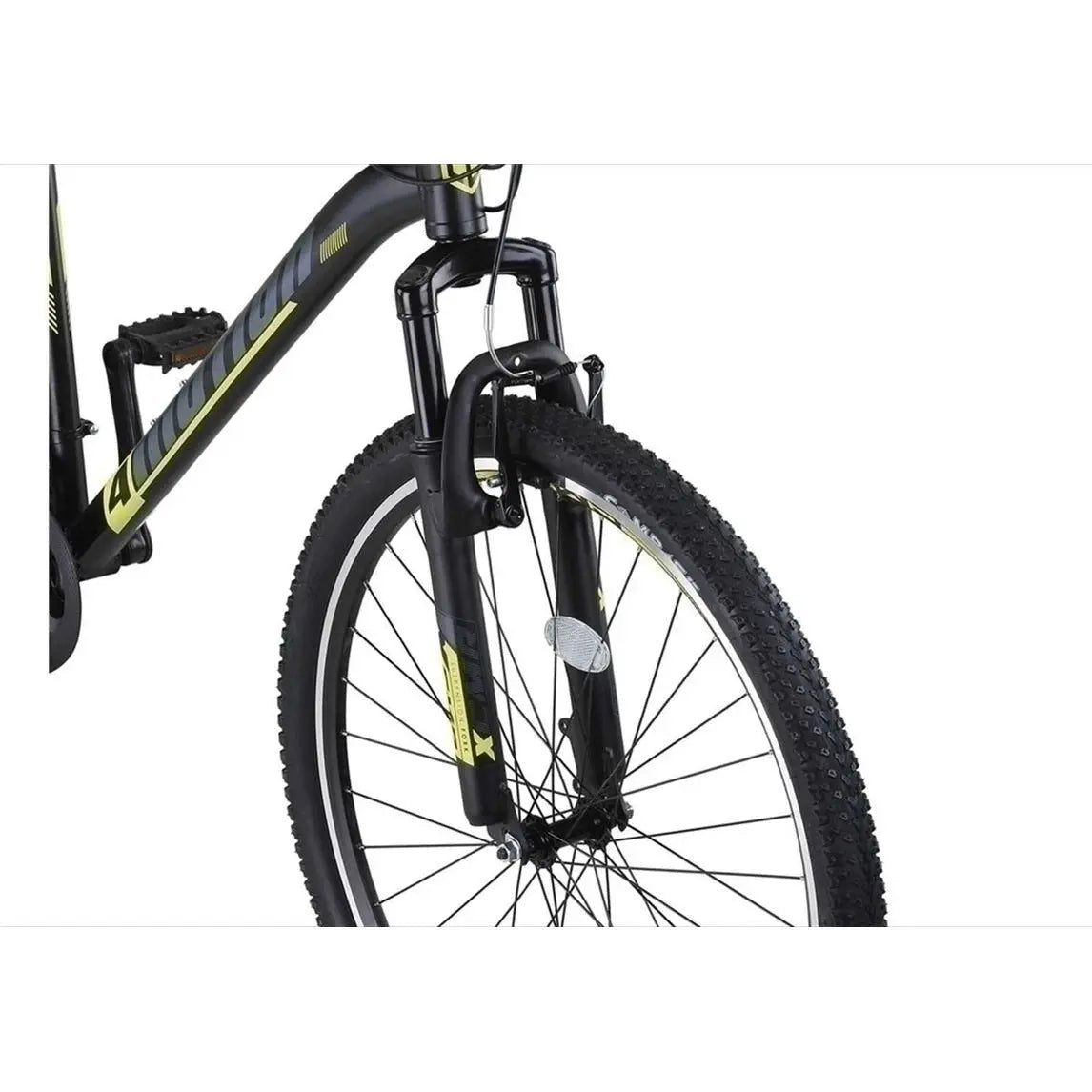 Umit 4 motion 27.5 inch V-Brakes - Zwart-Geel - Jongensfiets - AE-trading