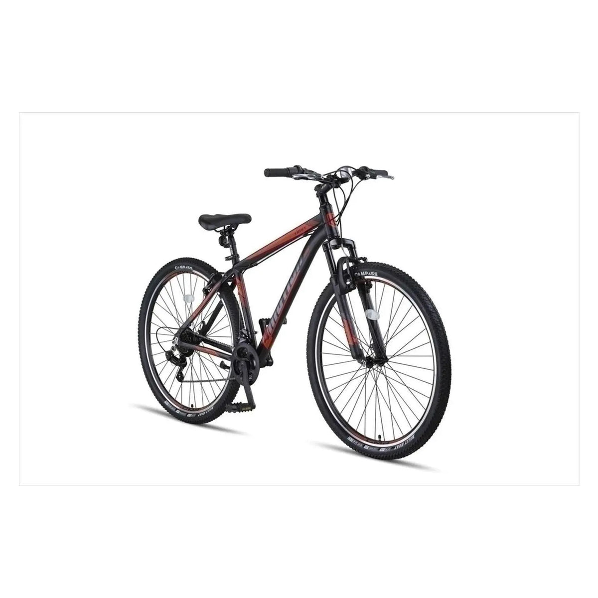 Umit 4 motion 27.5 inch V-Brakes - Zwart-Rood - Jongensfiets - AE-trading