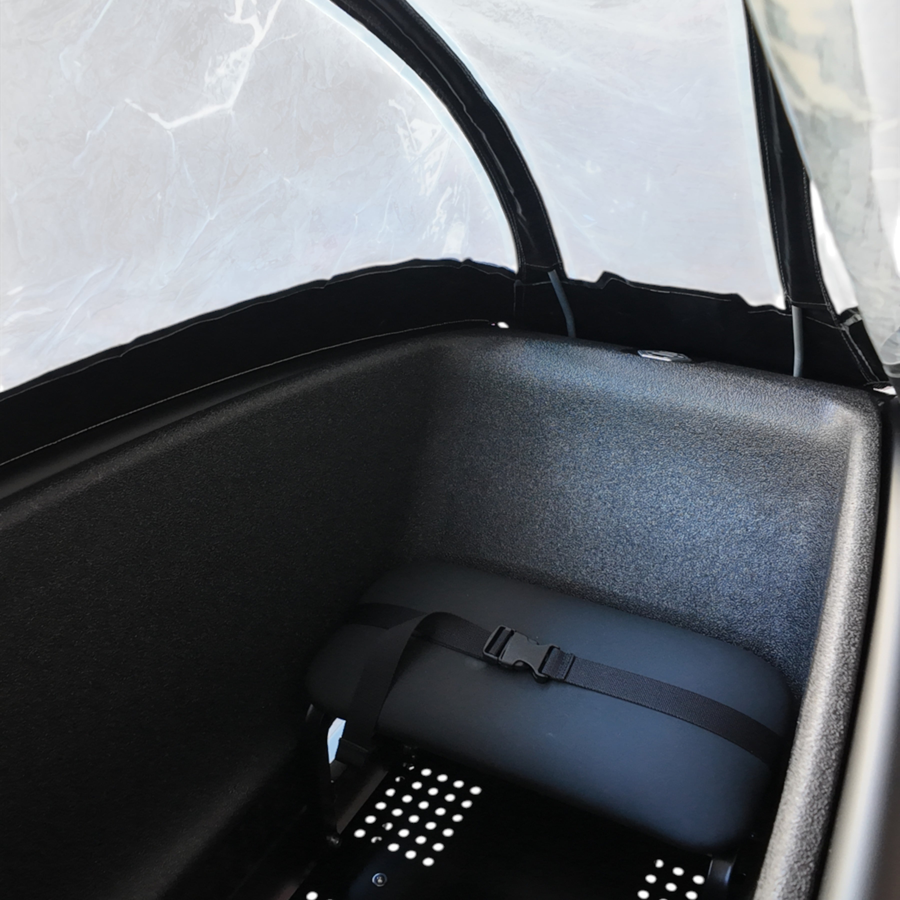 Urban Arrow Family Cargo Line 85Nm – Zwart – Elektrische Bakfiets – Enviolo Automatiq – 500Wh – Incl. Regenhuif & Extra Zitbankje - AE-trading