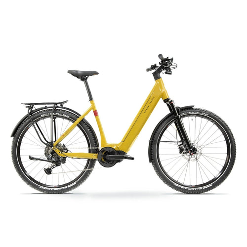 Urban Jungle Barrio 2.0 Elektrische Fiets - Wave L (49cm) - Ochre Yellow - 600Wh (2025) - AE-trading