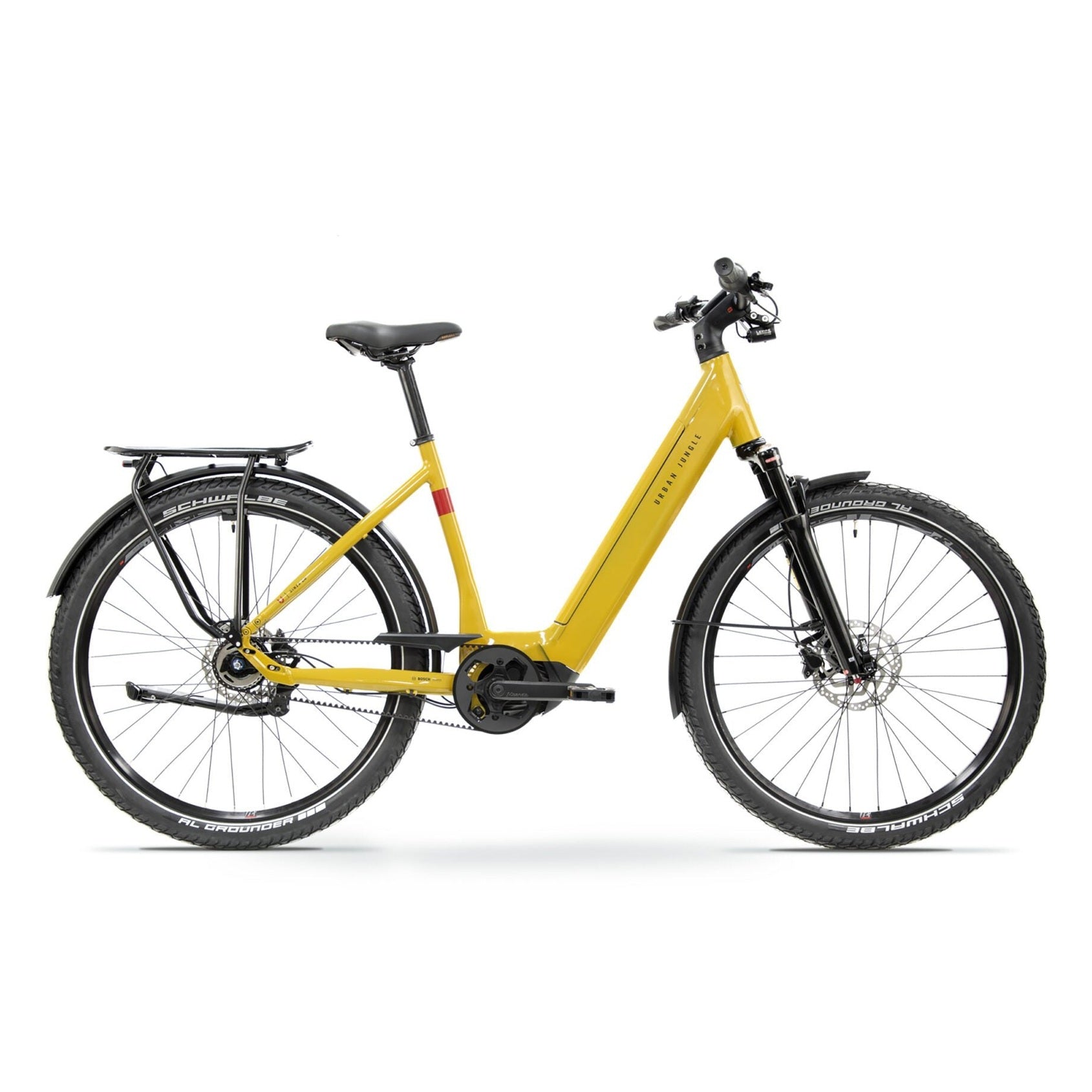 Urban Jungle Ginza 2.0 - Elektrische Stadsfiets - Ochre Yellow - 600Wh - AE-trading