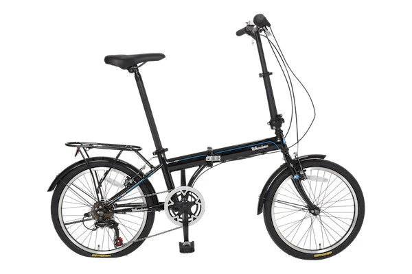 Wheelerz Compacte Vouwfiets 20" Zwart met Shimano 6-Versnellingen AE-trading