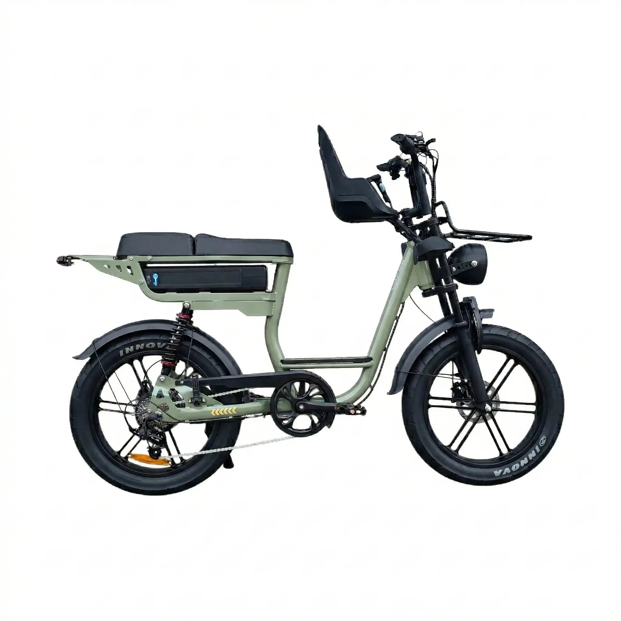 V20 Comfort Family - Groen - 2026 Model (Inclusief Voorzitje) - AE-trading