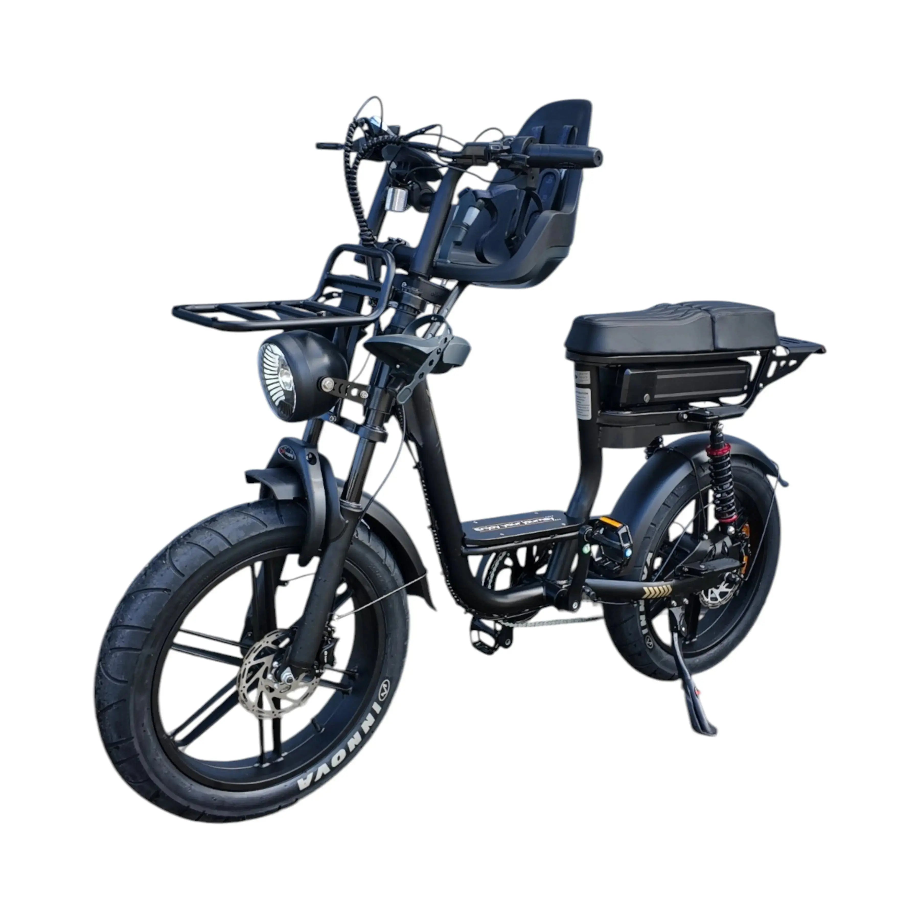 V20 Comfort Family - Zwart - 2026 Model (Inclusief Voorzitje) - AE-trading