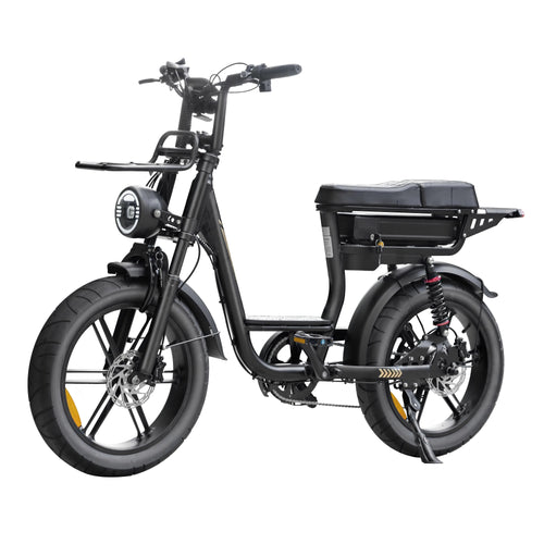 QmWheel V20 Comfort Fatbike – Zwart – 2026 - AE-trading