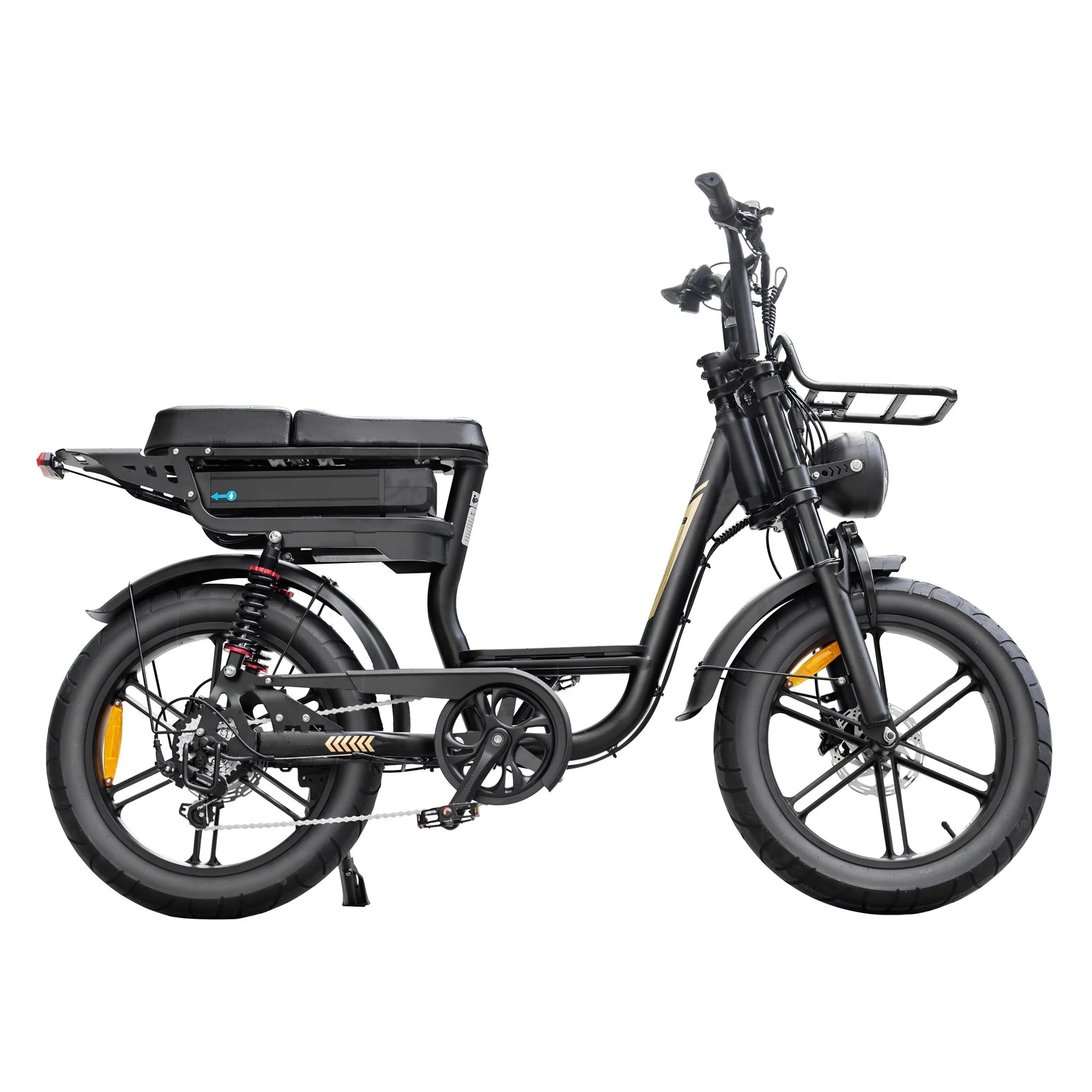 QmWheel V20 Comfort Fatbike – Zwart – 2026 - AE-trading