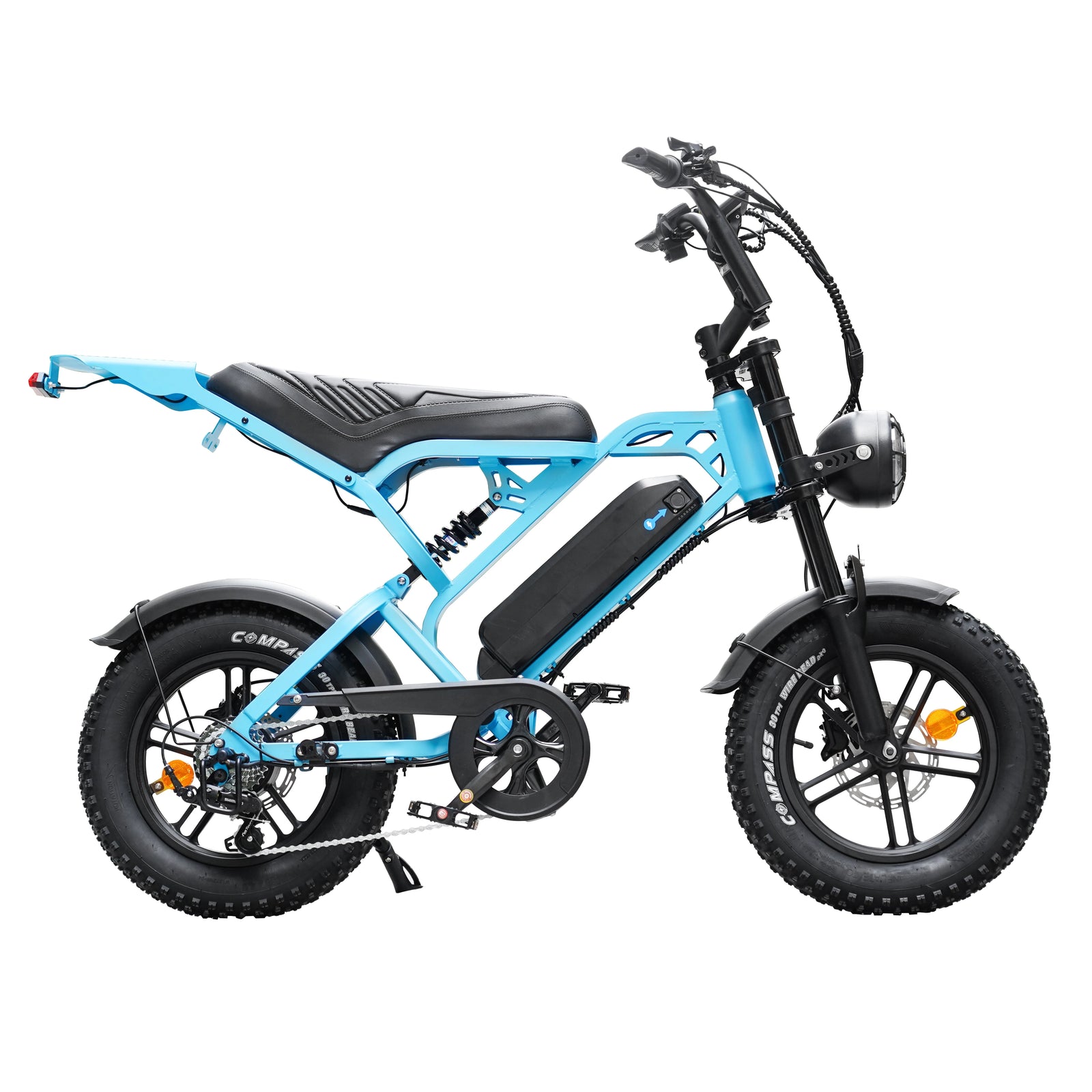 QmWheel V20 Mini Fatbike - Lichtblauw - AE-trading