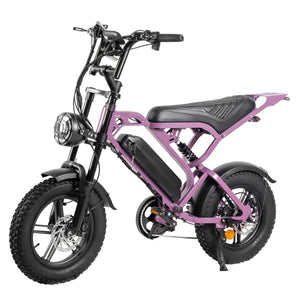 QmWheel V20 Mini Fatbike - Paars - AE-trading