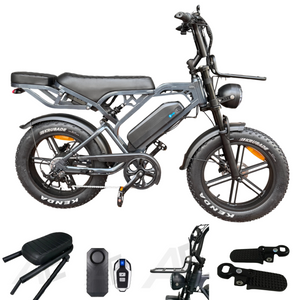 V20 Pro Fatbike Donker Grijs 2025 – Elektrische Fatbike – Hydraulische Remmen – 48V 15Ah - AE-trading
