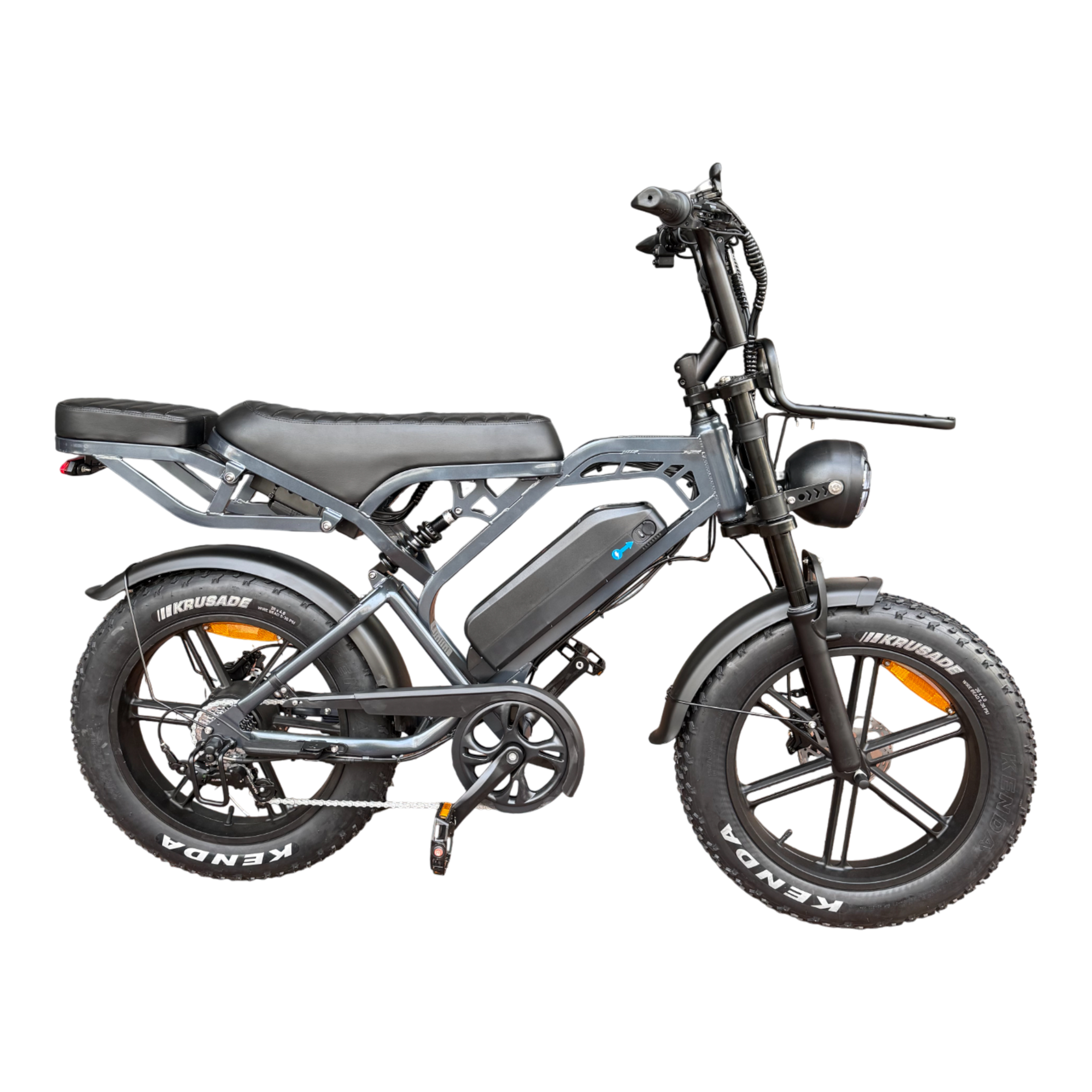 V20 Pro Fatbike Donker Grijs 2025 – Elektrische Fatbike – Hydraulische Remmen – 48V 15Ah - AE-trading