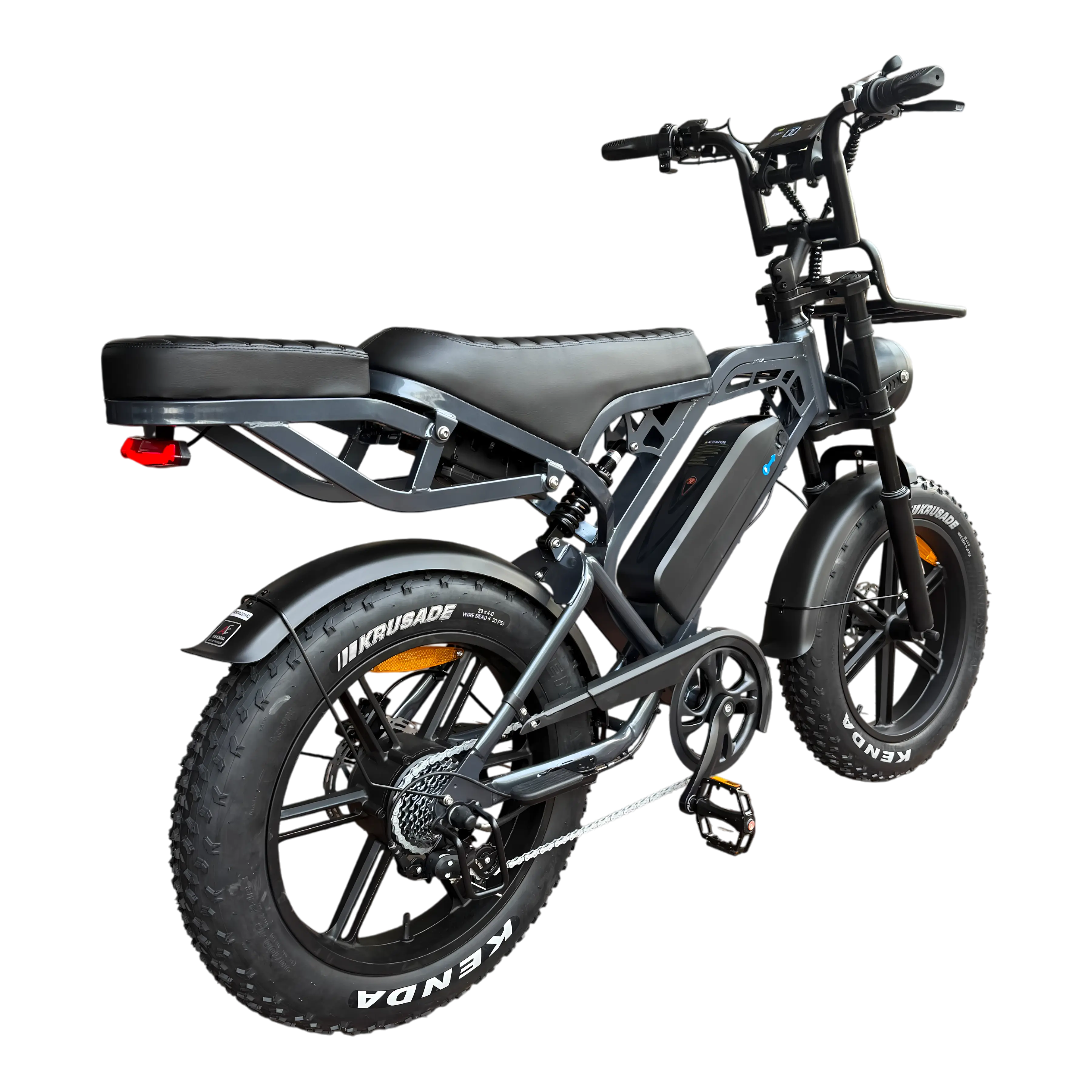 V20 Pro Fatbike Donker Grijs 2025 – Elektrische Fatbike – Hydraulische Remmen – Inclusief Accessoiresset - AE-trading