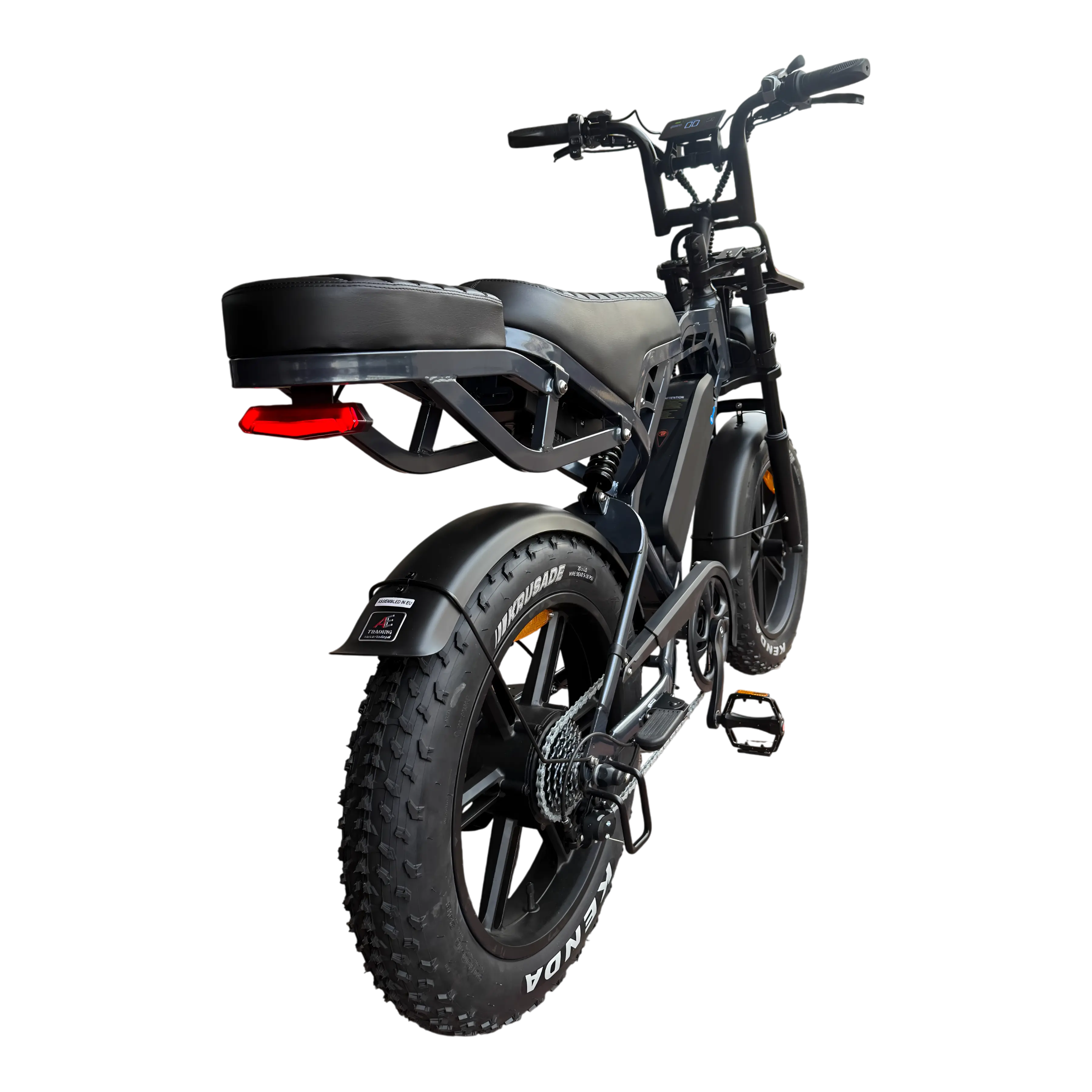 V20 Pro Fatbike Donker Grijs 2025 – Elektrische Fatbike – Hydraulische Remmen – Inclusief Accessoiresset - AE-trading