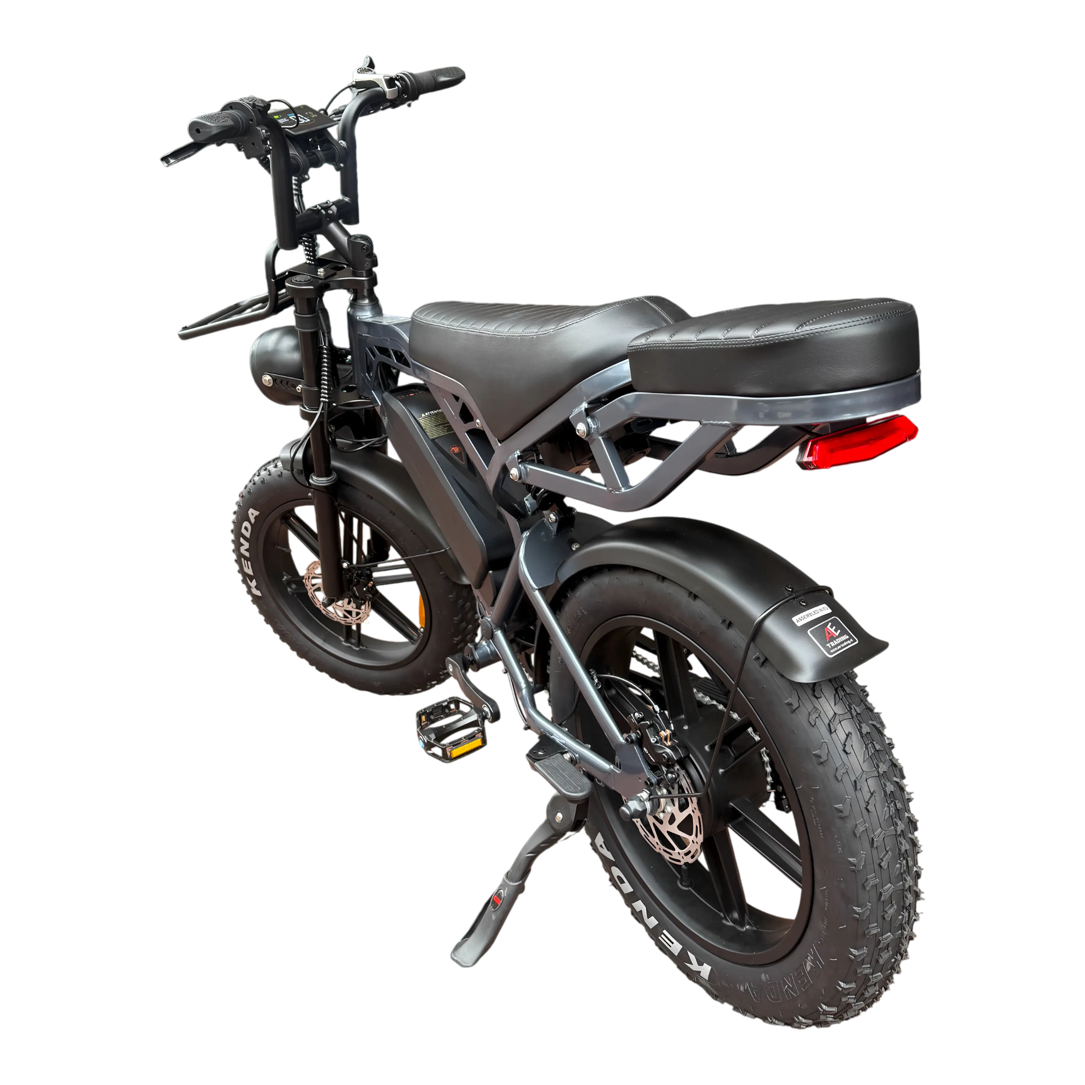 V20 Pro Fatbike Donker Grijs 2025 – Elektrische Fatbike – Hydraulische Remmen – Inclusief Accessoiresset - AE-trading