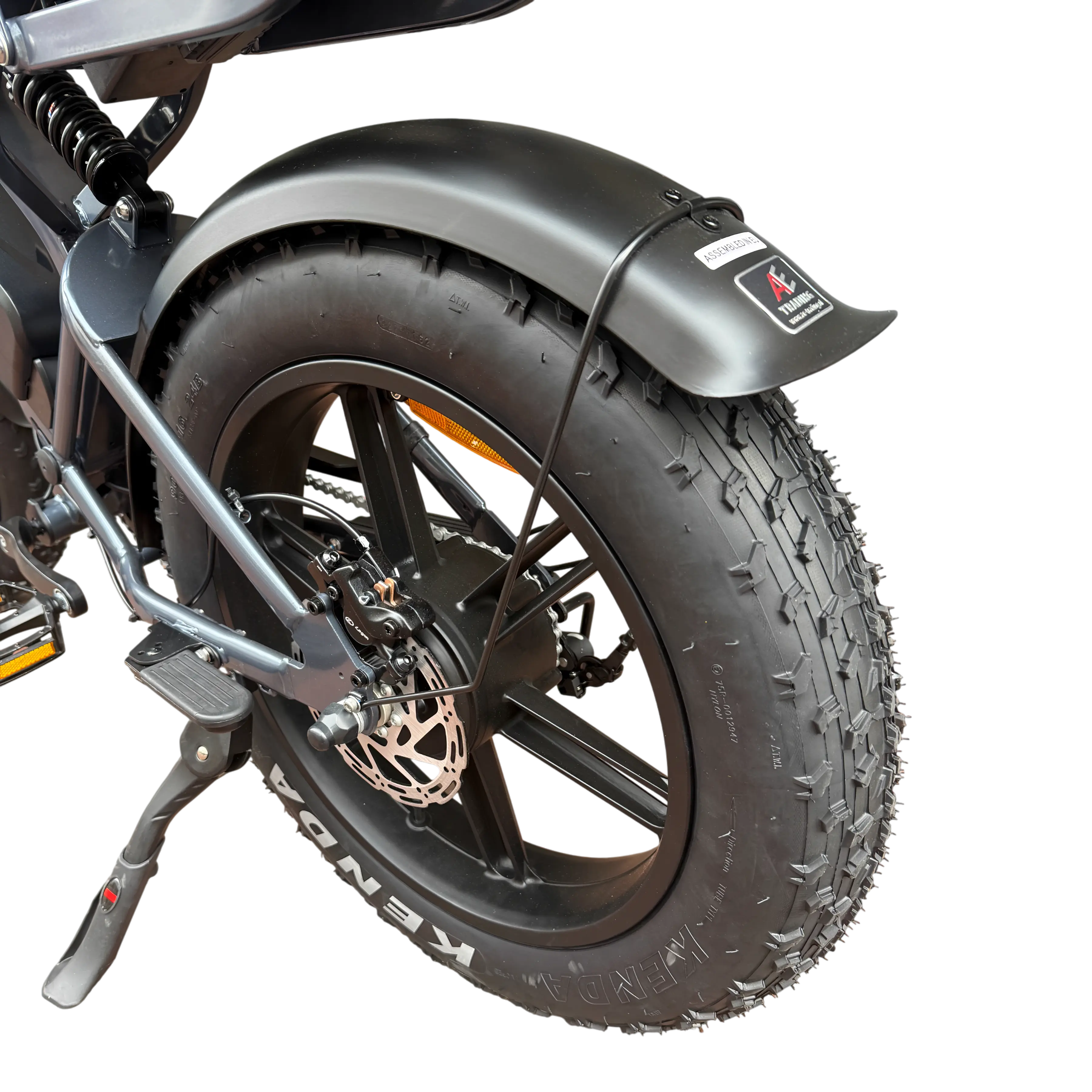 V20 Pro Fatbike Donker Grijs 2025 – Elektrische Fatbike – Hydraulische Remmen – Inclusief Accessoiresset - AE-trading