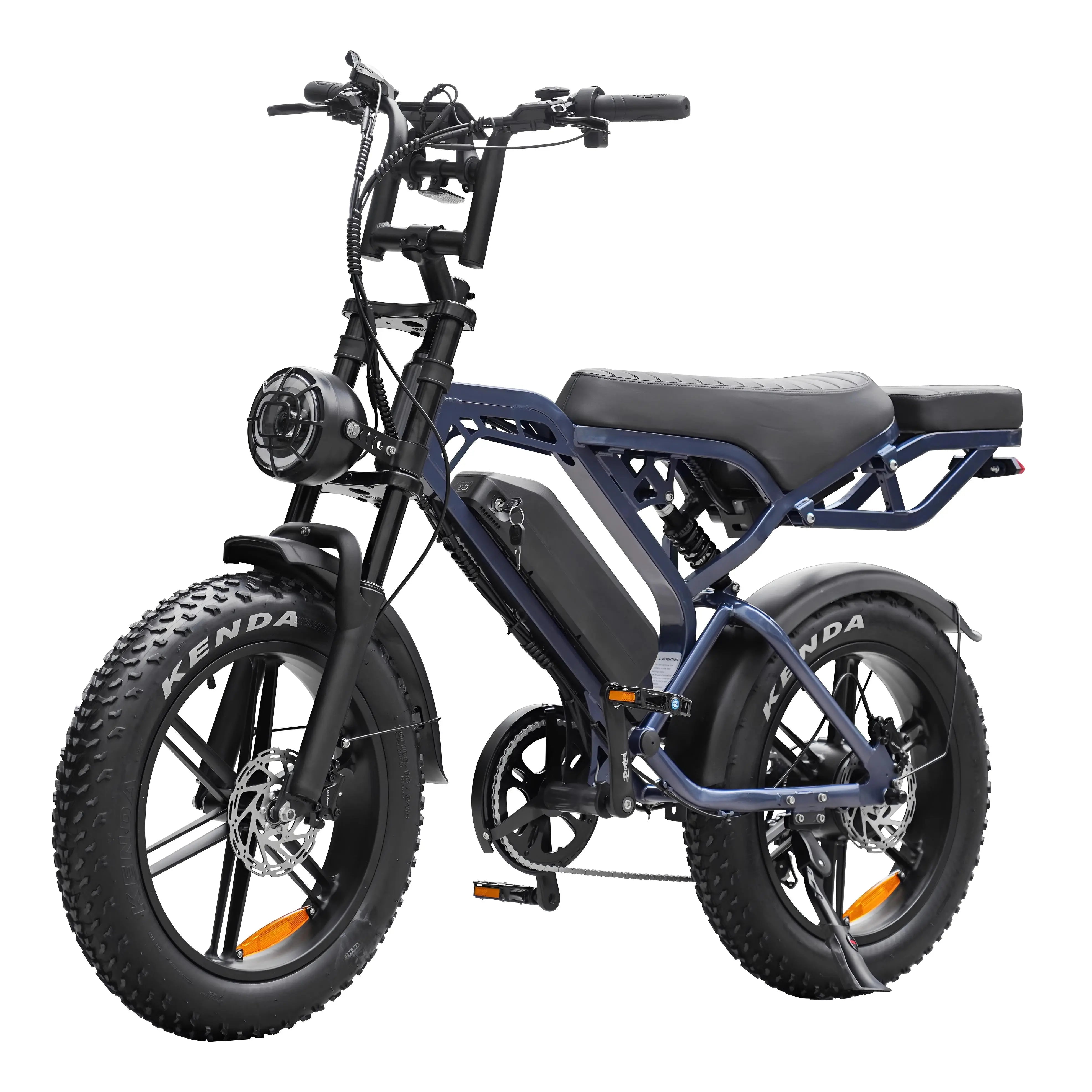 V20 Pro Fatbike Donker Grijs 2025 – Elektrische Fatbike – Hydraulische Remmen – Inclusief Accessoiresset - AE-trading