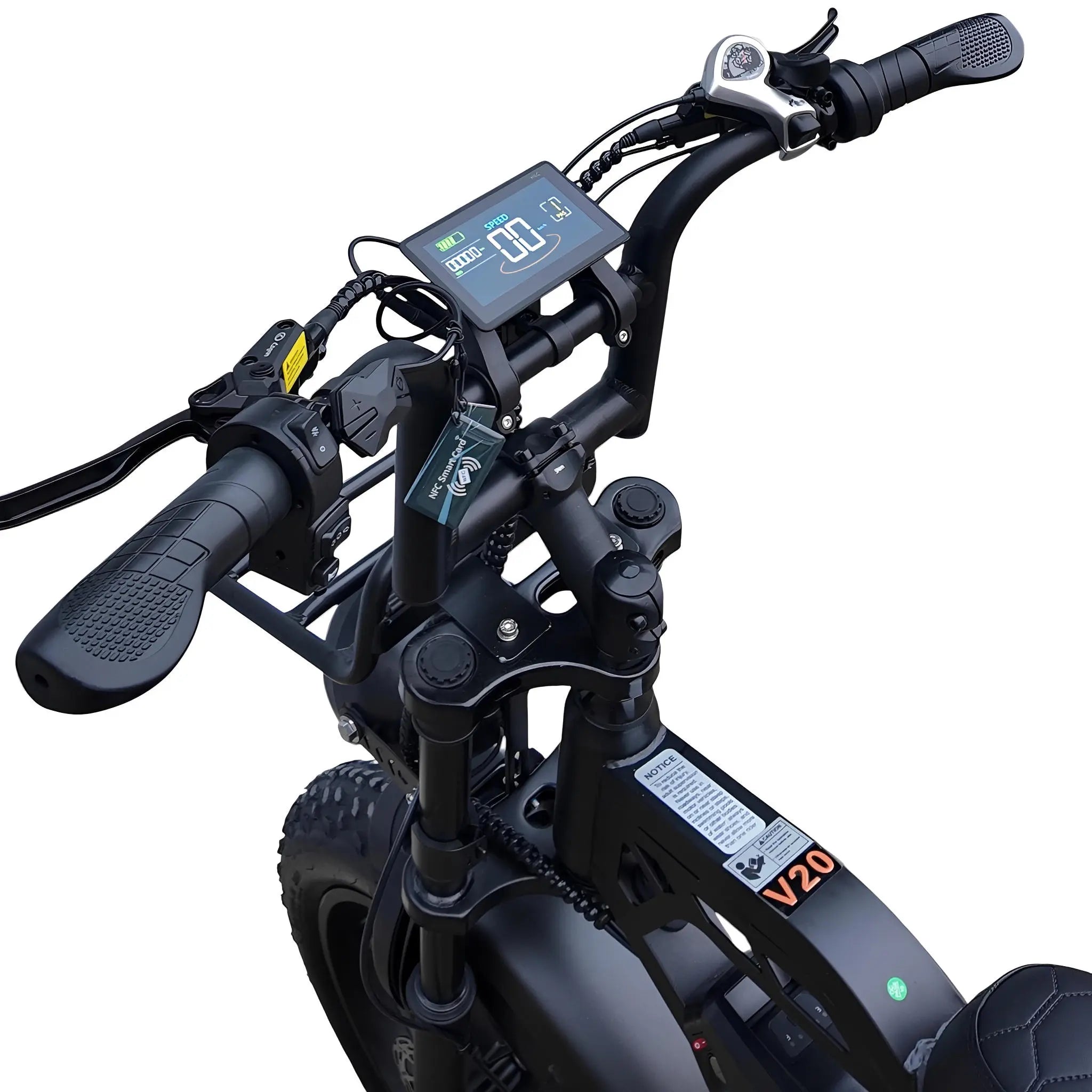 V20 Pro Fatbike Lichtgrijs 2026 – Hydraulische Remmen - AE-trading