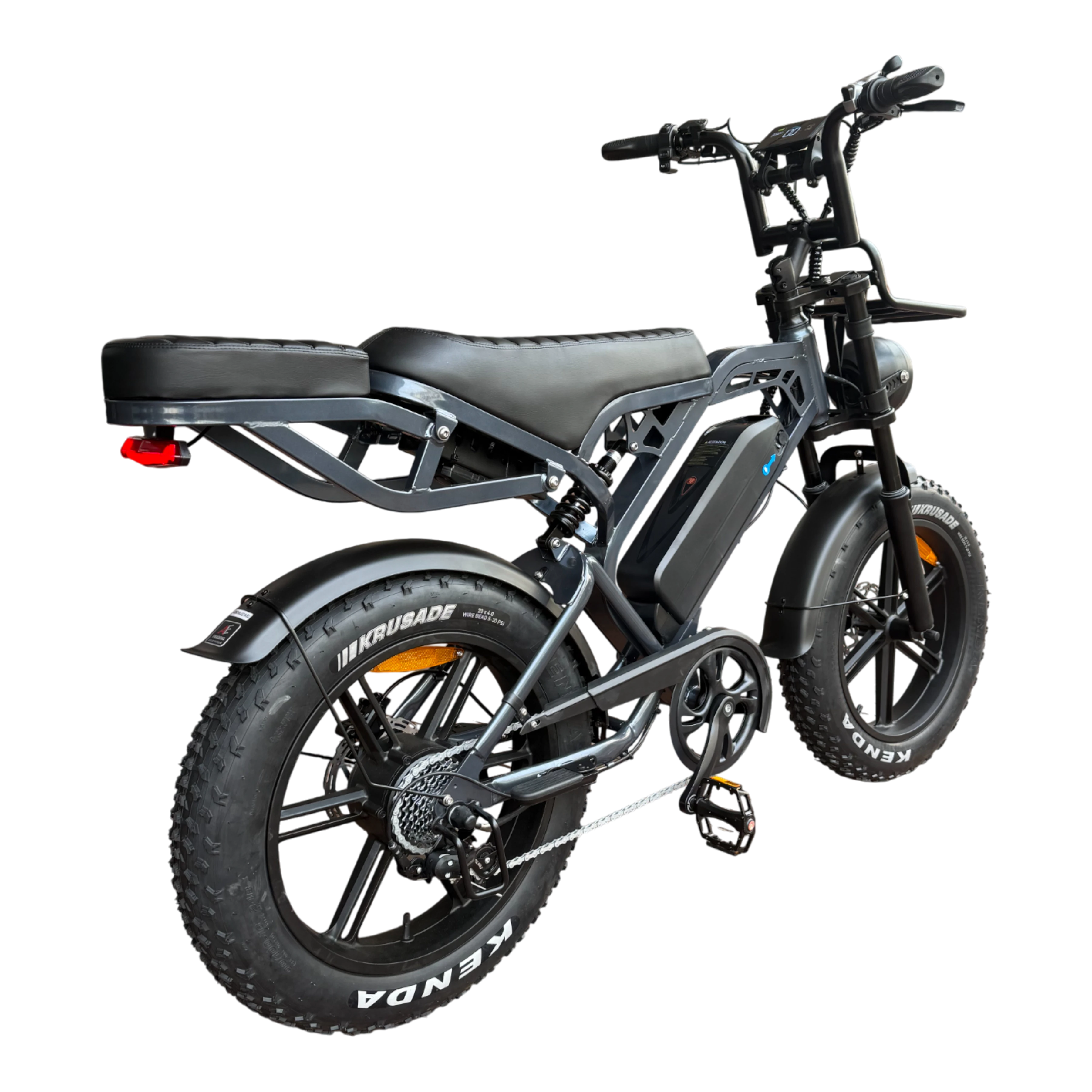 V20 Pro Fatbike Donker Grijs 2025 – Elektrische Fatbike – Hydraulische Remmen – Inclusief Accessoiresset - AE-trading