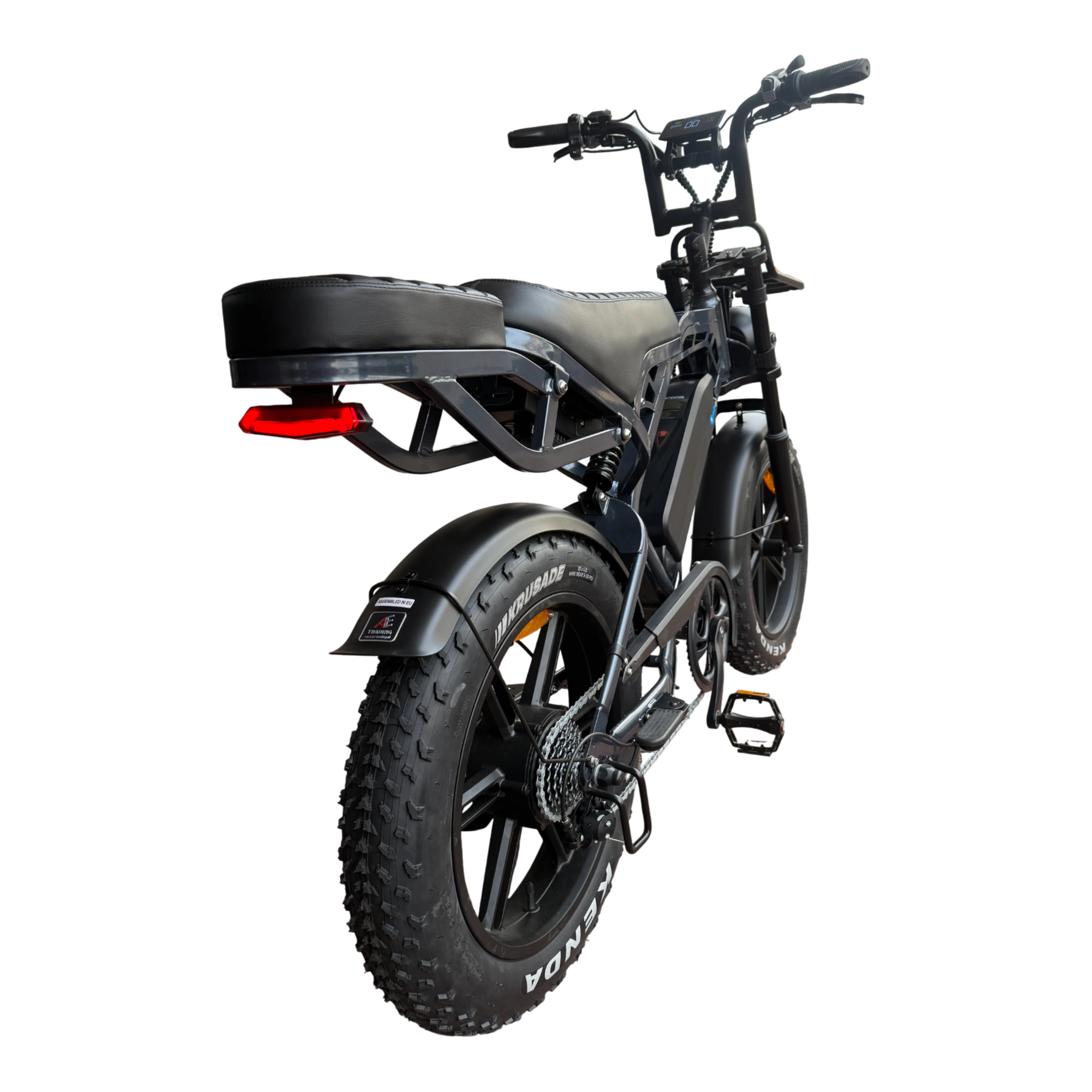 V20 Pro Fatbike Donker Grijs 2025 – Elektrische Fatbike – Hydraulische Remmen – Inclusief Accessoiresset - AE-trading