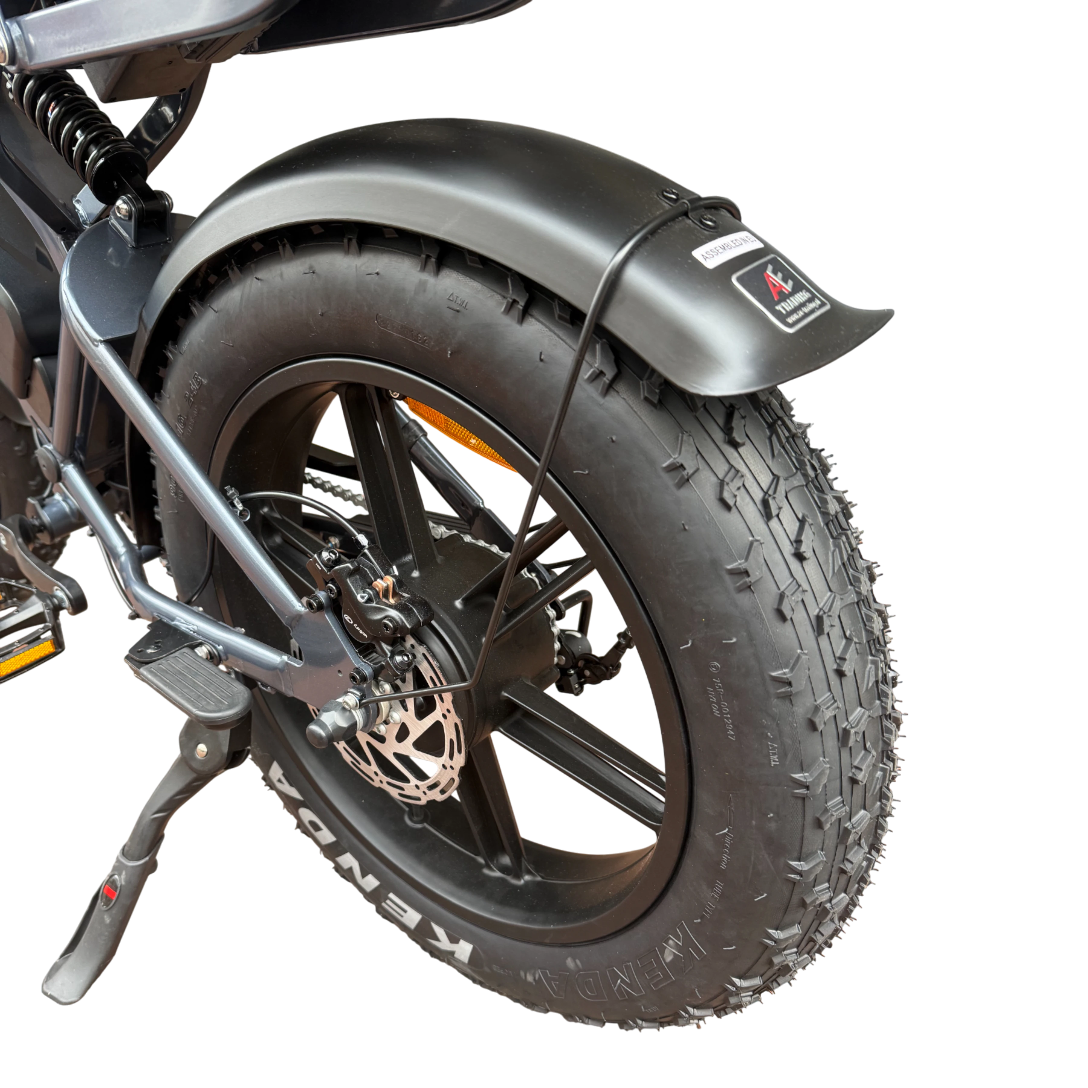 V20 Pro Fatbike Donker Grijs 2025 – Elektrische Fatbike – Hydraulische Remmen – Inclusief Accessoiresset - AE-trading