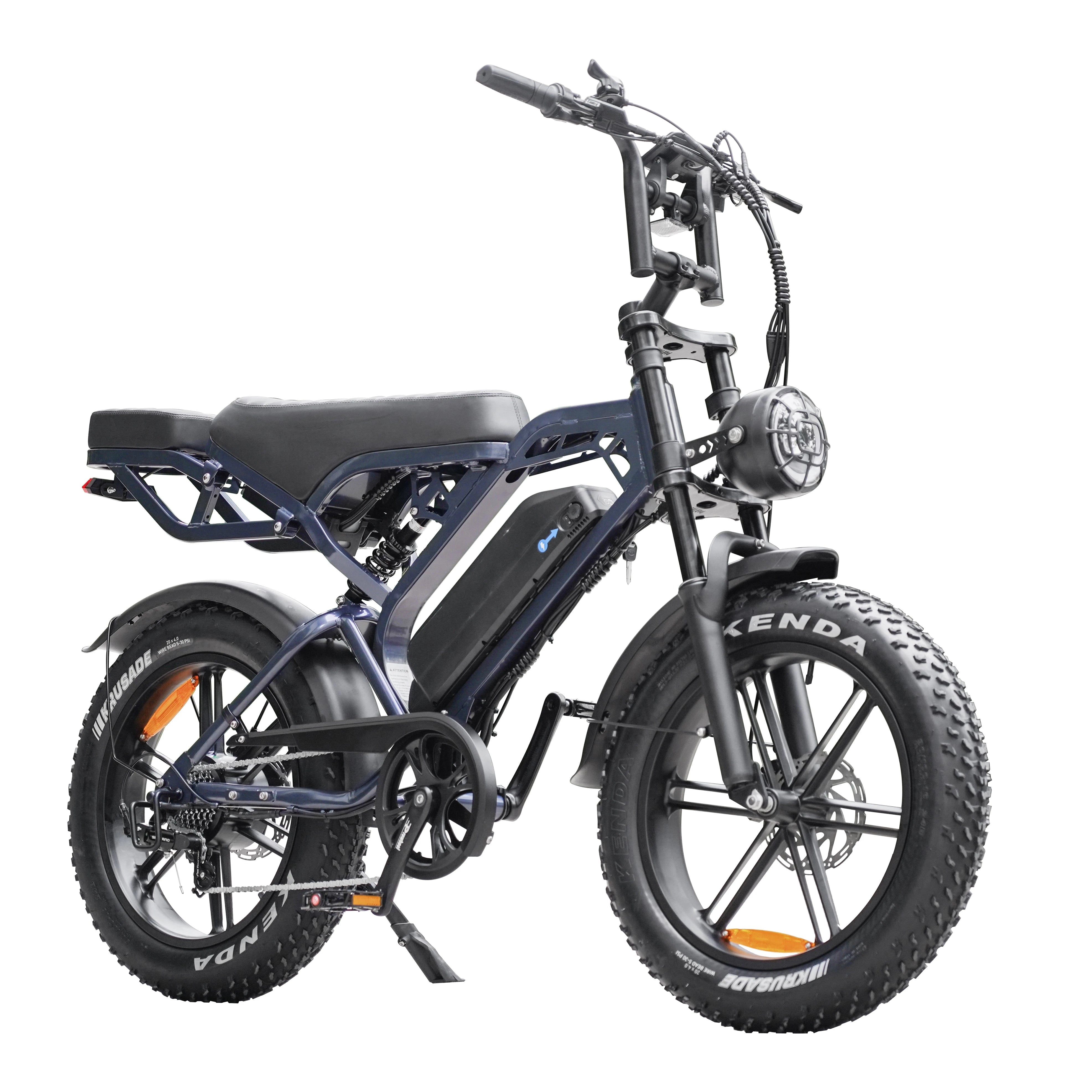 V20 Pro Fatbike Donker Grijs 2025 – Elektrische Fatbike – Hydraulische Remmen – Inclusief Accessoiresset - AE-trading