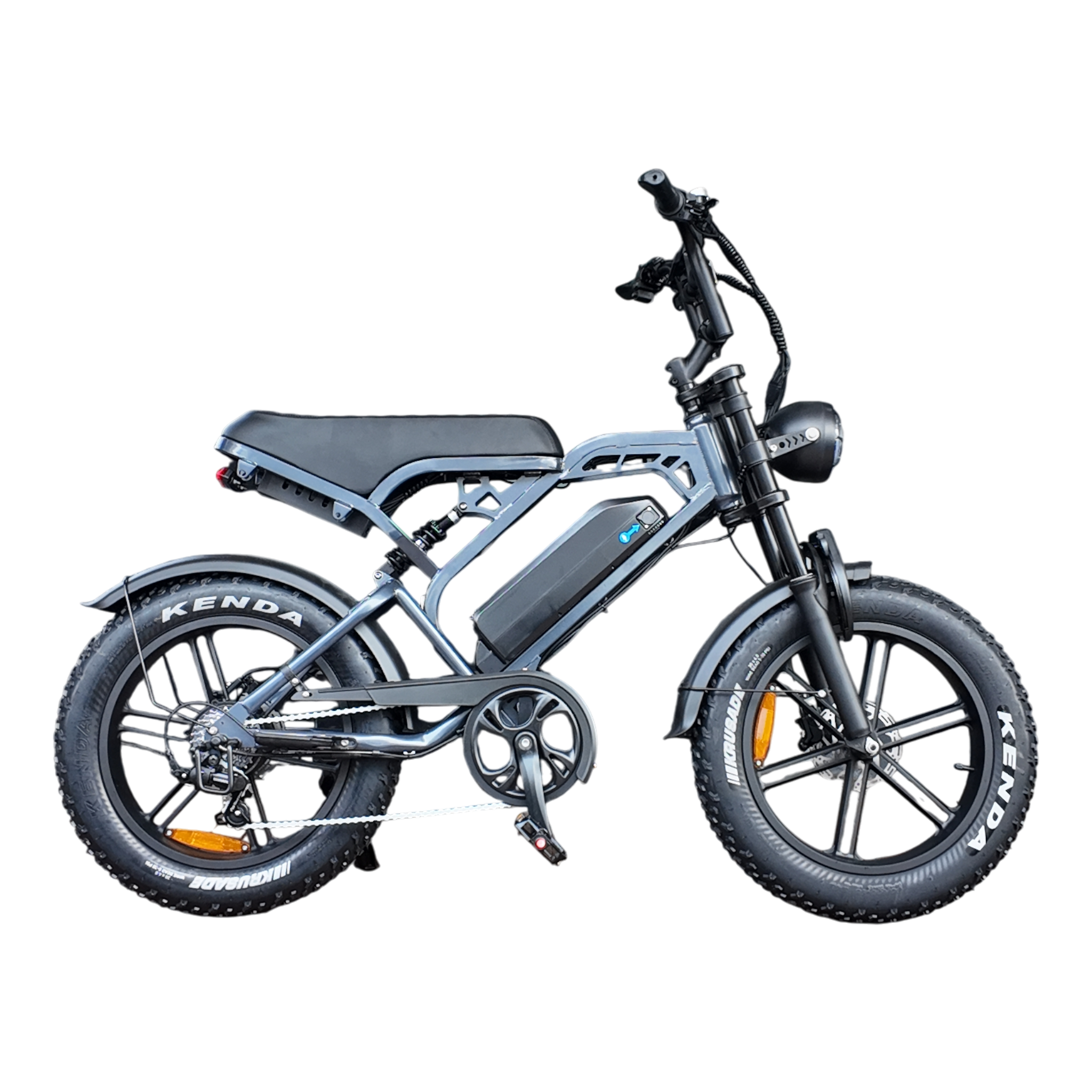 V20 Pro Fatbike Donkergrijs 2026 – Hydraulische Remmen - AE-trading