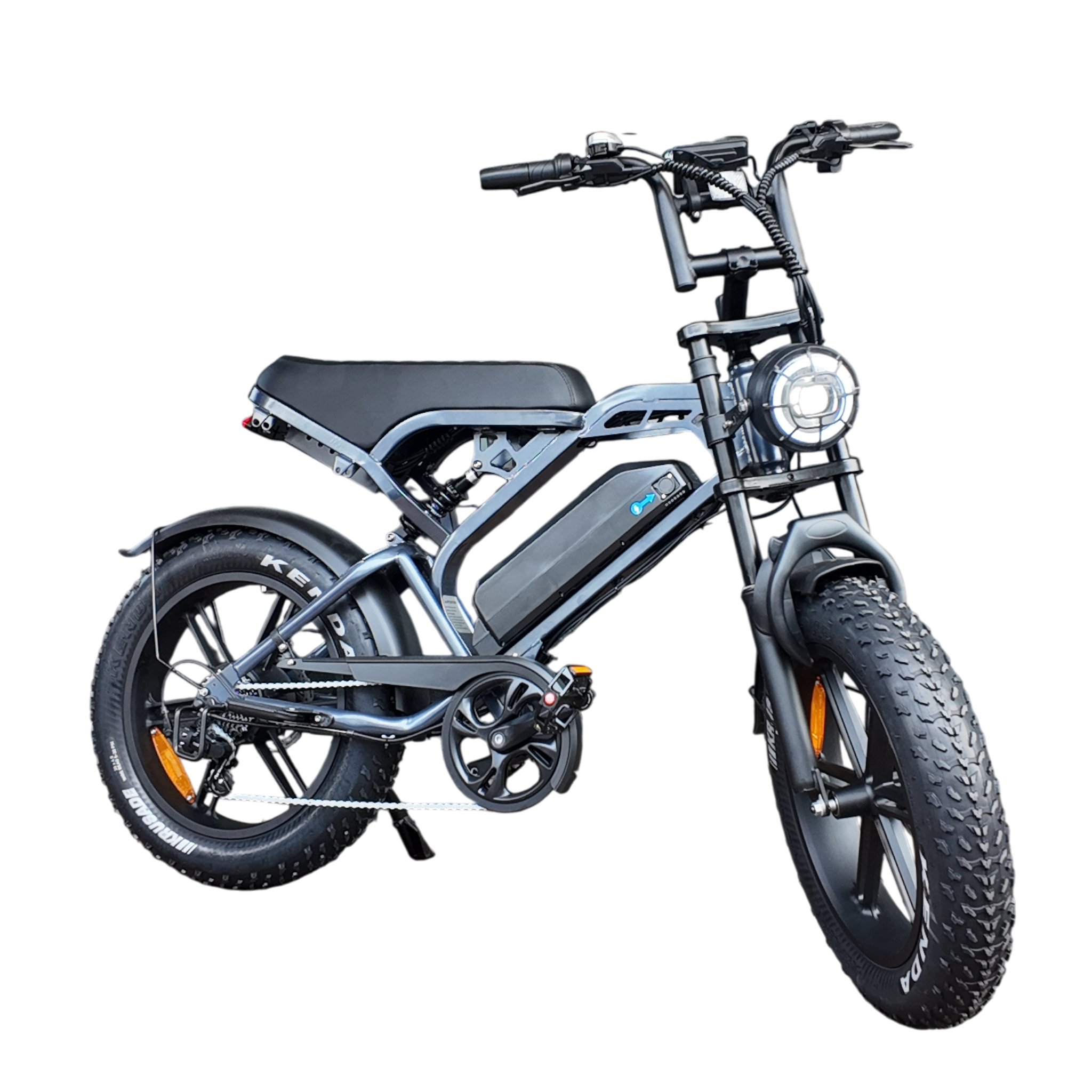 V20 Pro Fatbike Donkergrijs 2026 – Hydraulische Remmen - AE-trading