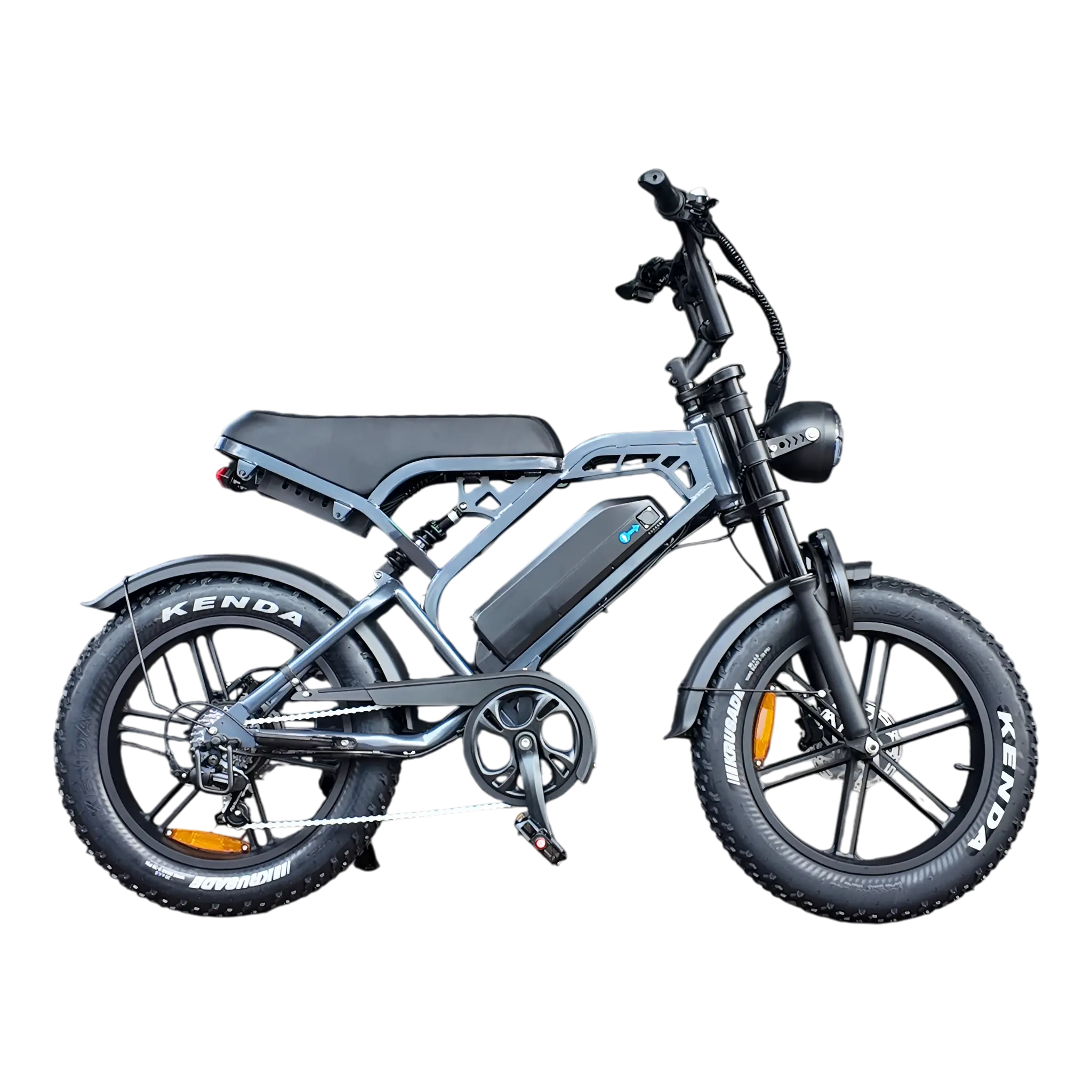 V20 Pro Fatbike Donkergrijs 2026 – Hydraulische Remmen - AE-trading