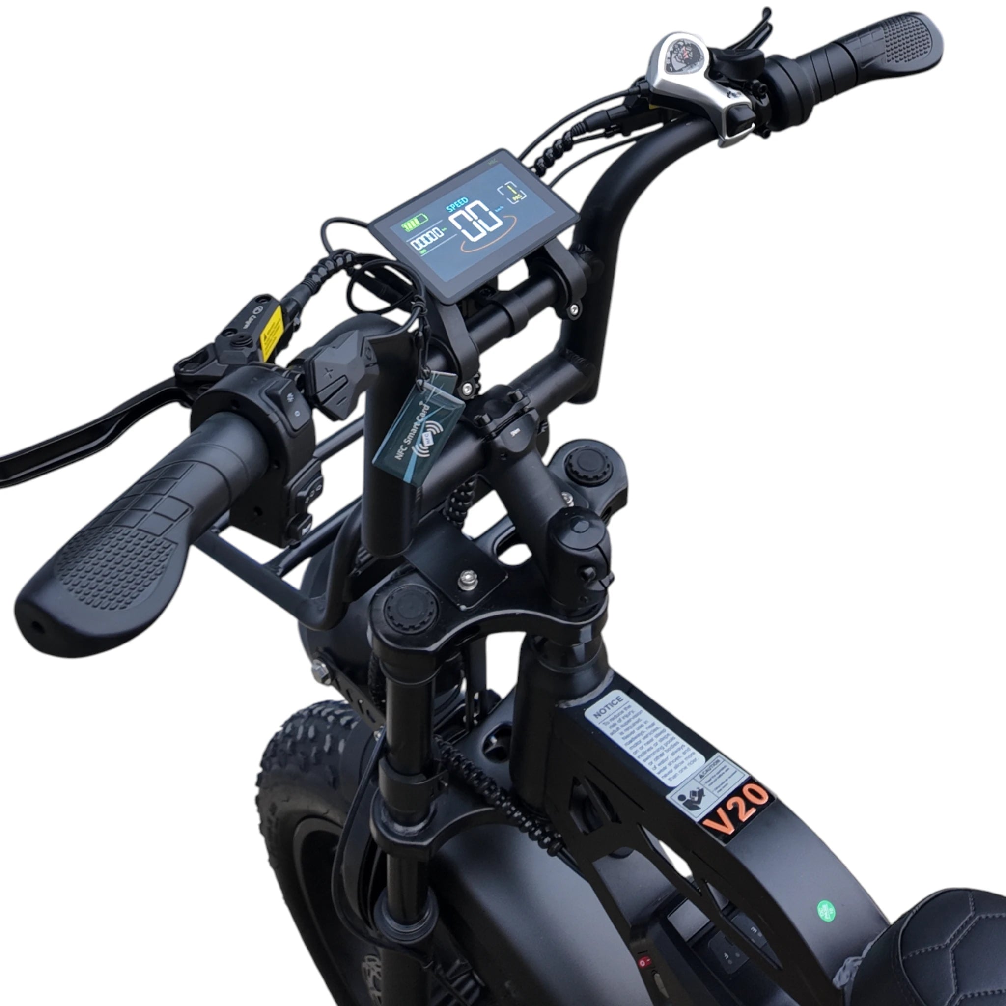 V20 Pro Fatbike Lichtgrijs 2026 – Hydraulische Remmen - AE-trading