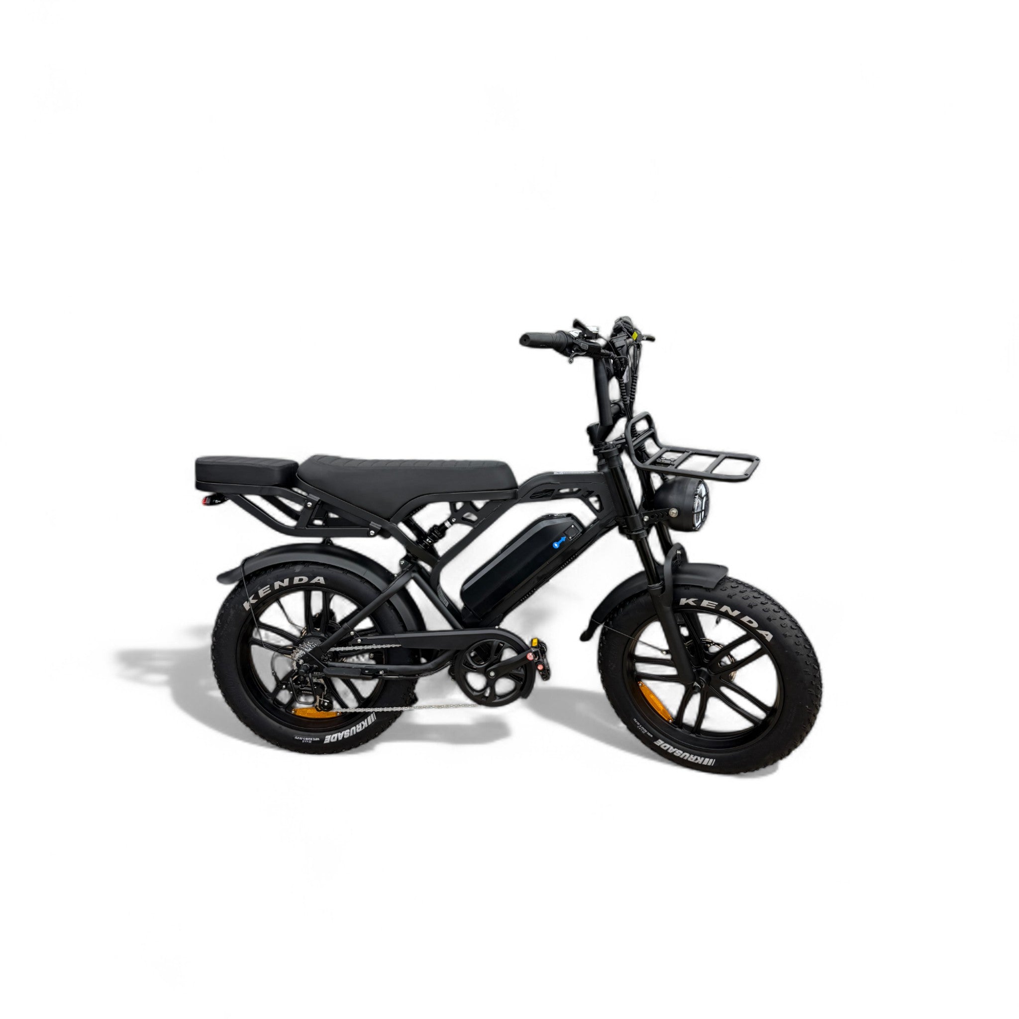 V20 Pro Fatbike QmWheel Zwart 2025 met Hydraulische remmen - AE-trading