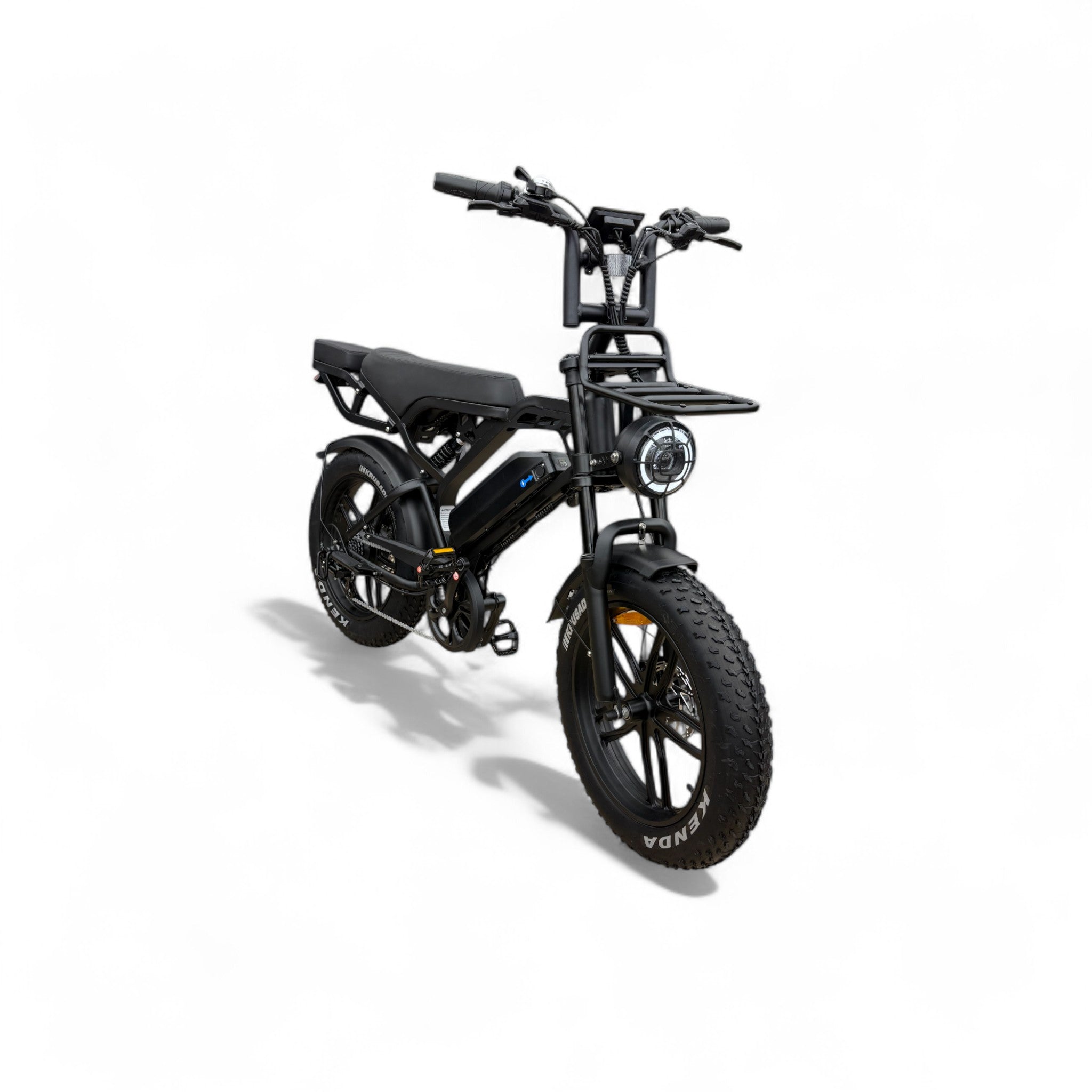 V20 Pro Fatbike QmWheel Zwart 2025 met Hydraulische remmen - AE-trading