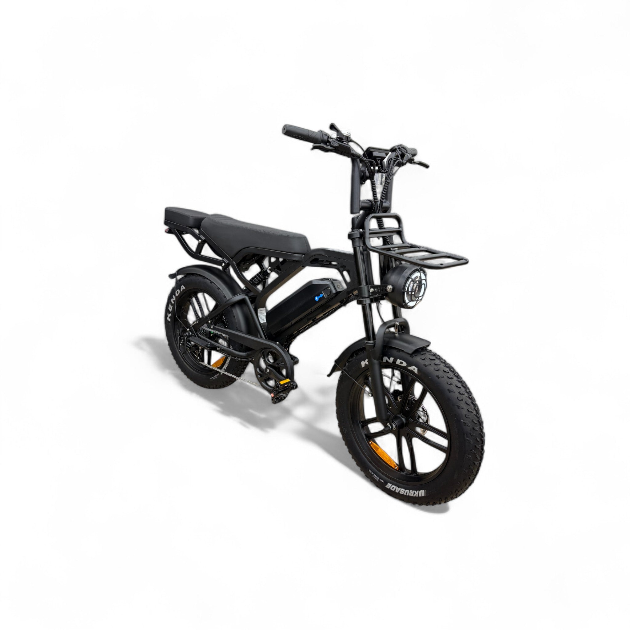 V20 Pro Fatbike QmWheel Zwart 2025 met Hydraulische remmen - AE-trading