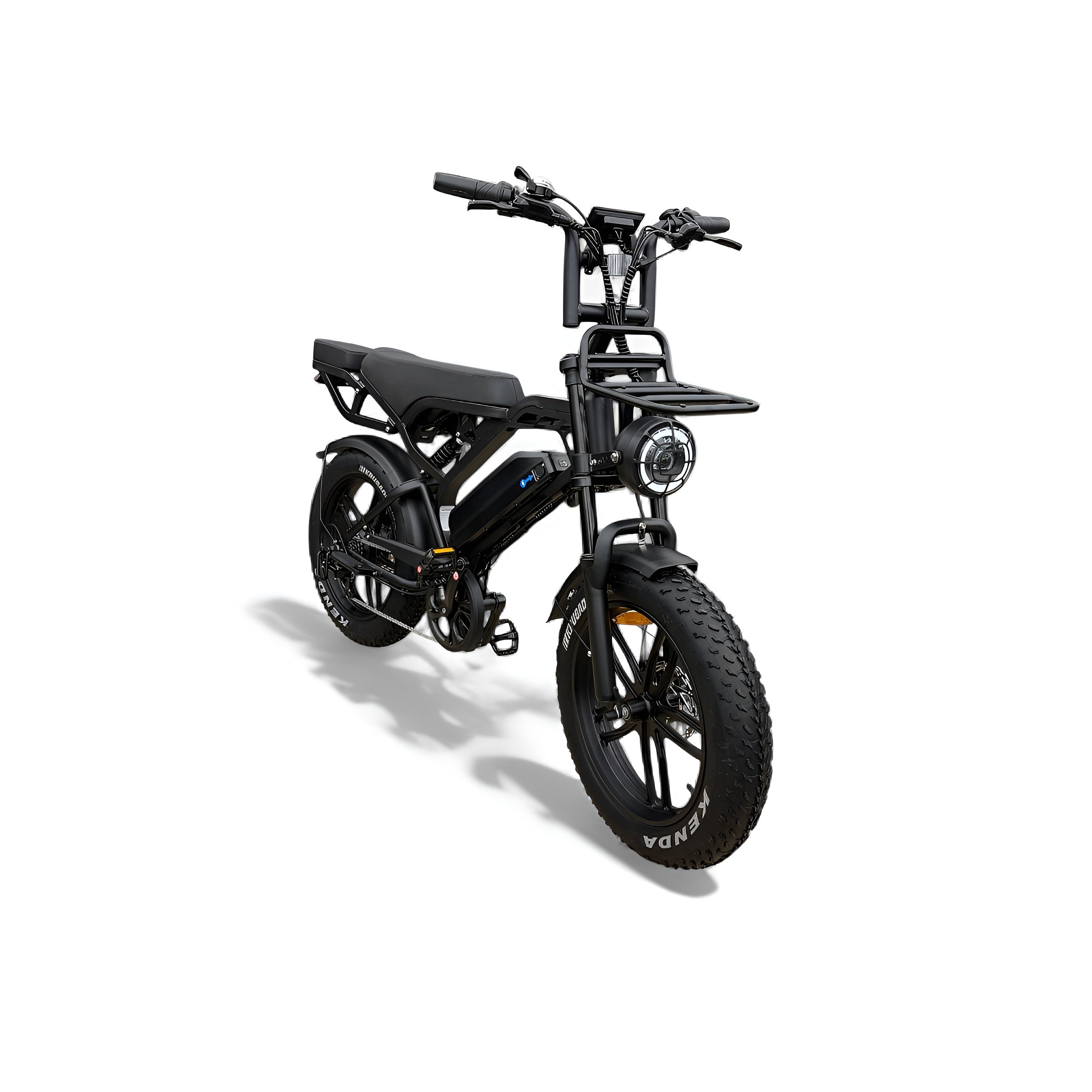 V20 Pro Fatbike Zwart 2026 – Elektrische Fatbike – Hydraulische Remmen – 48V 15Ah - AE-trading