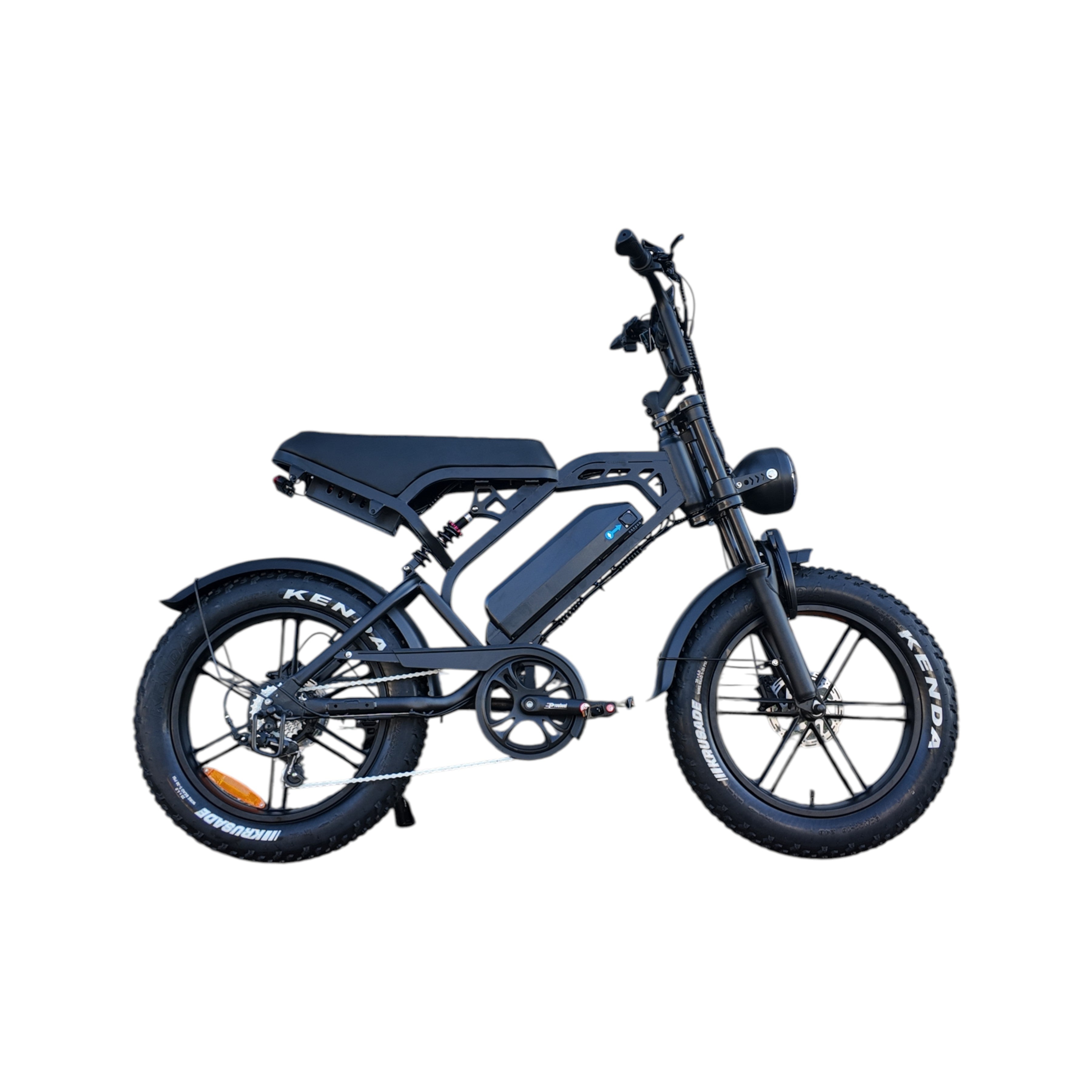 V20 Pro Fatbike Zwart 2026 – Hydraulische Remmen