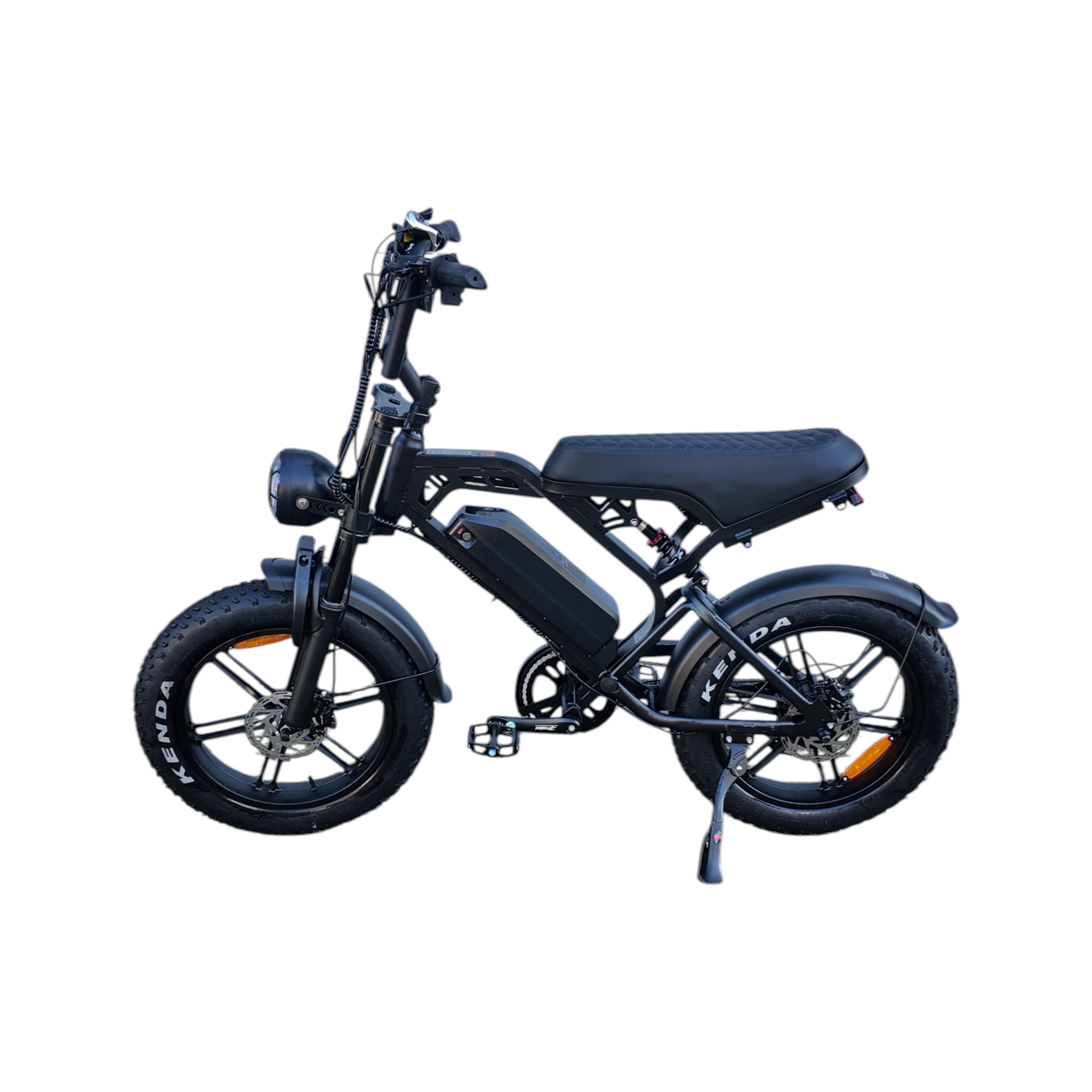 V20 Pro Fatbike Zwart 2026 – Hydraulische Remmen