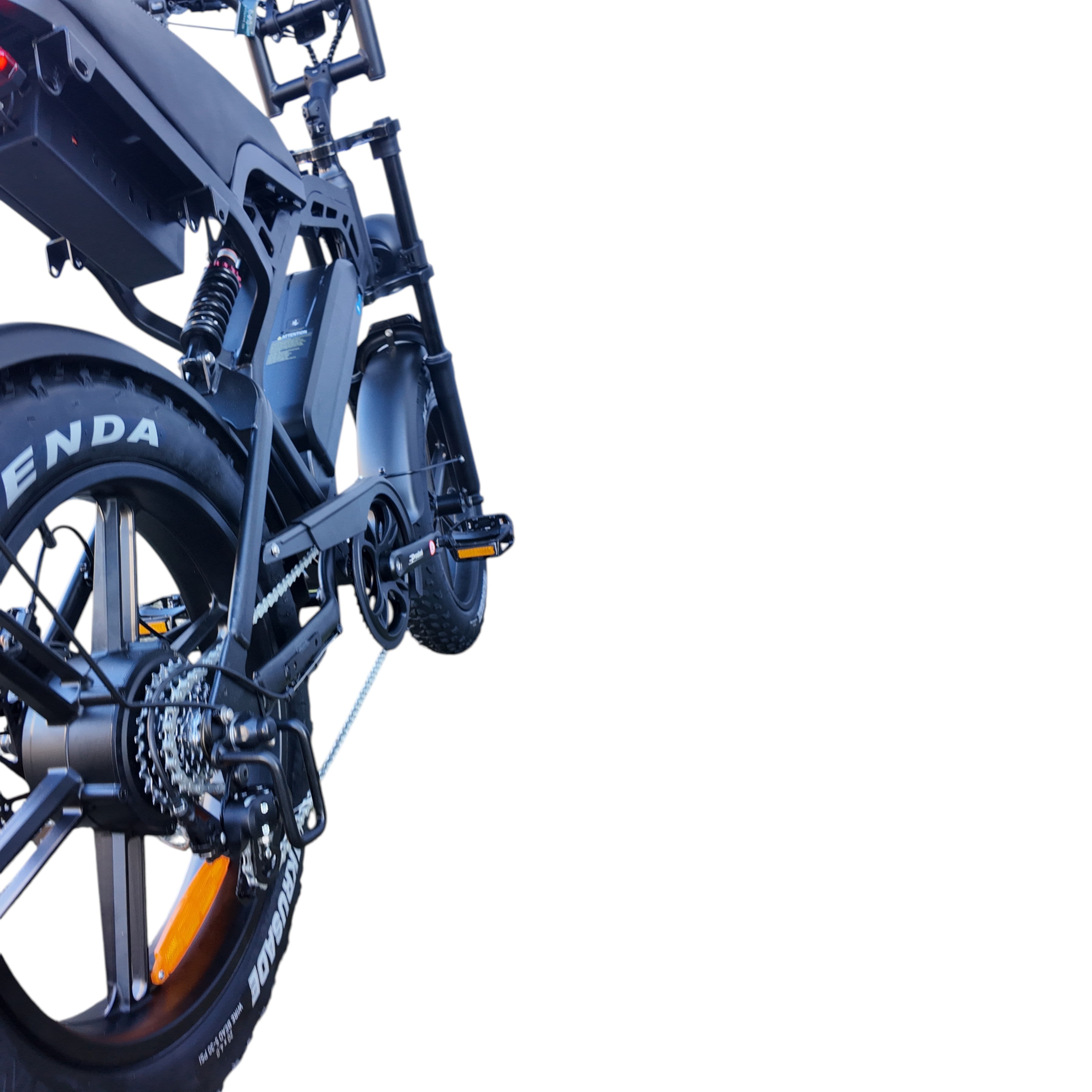 V20 Pro Fatbike Zwart 2026 – Hydraulische Remmen